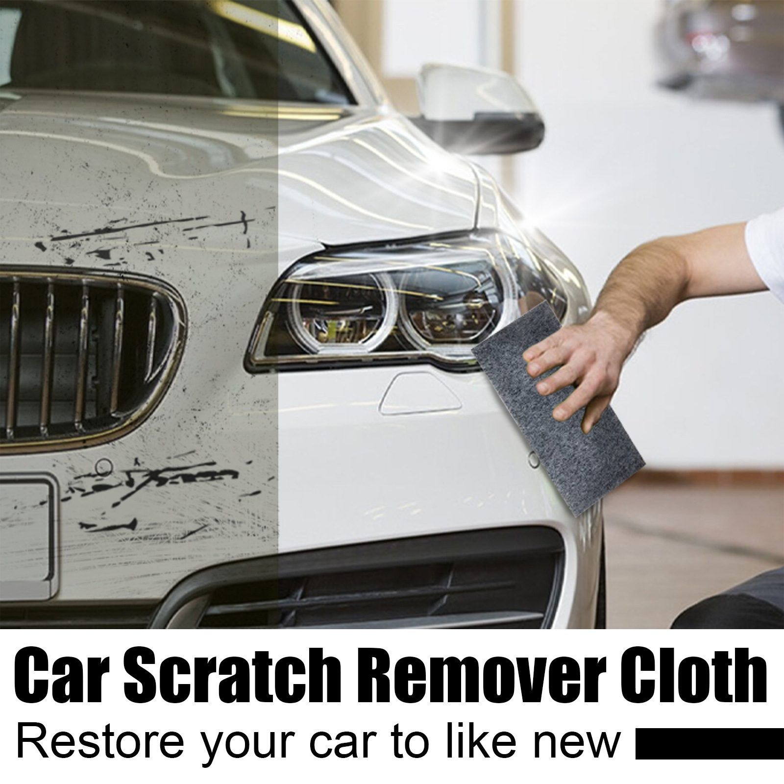 HOMONTH Automotive Gloss Care Cloths, 6 Pieces image 5