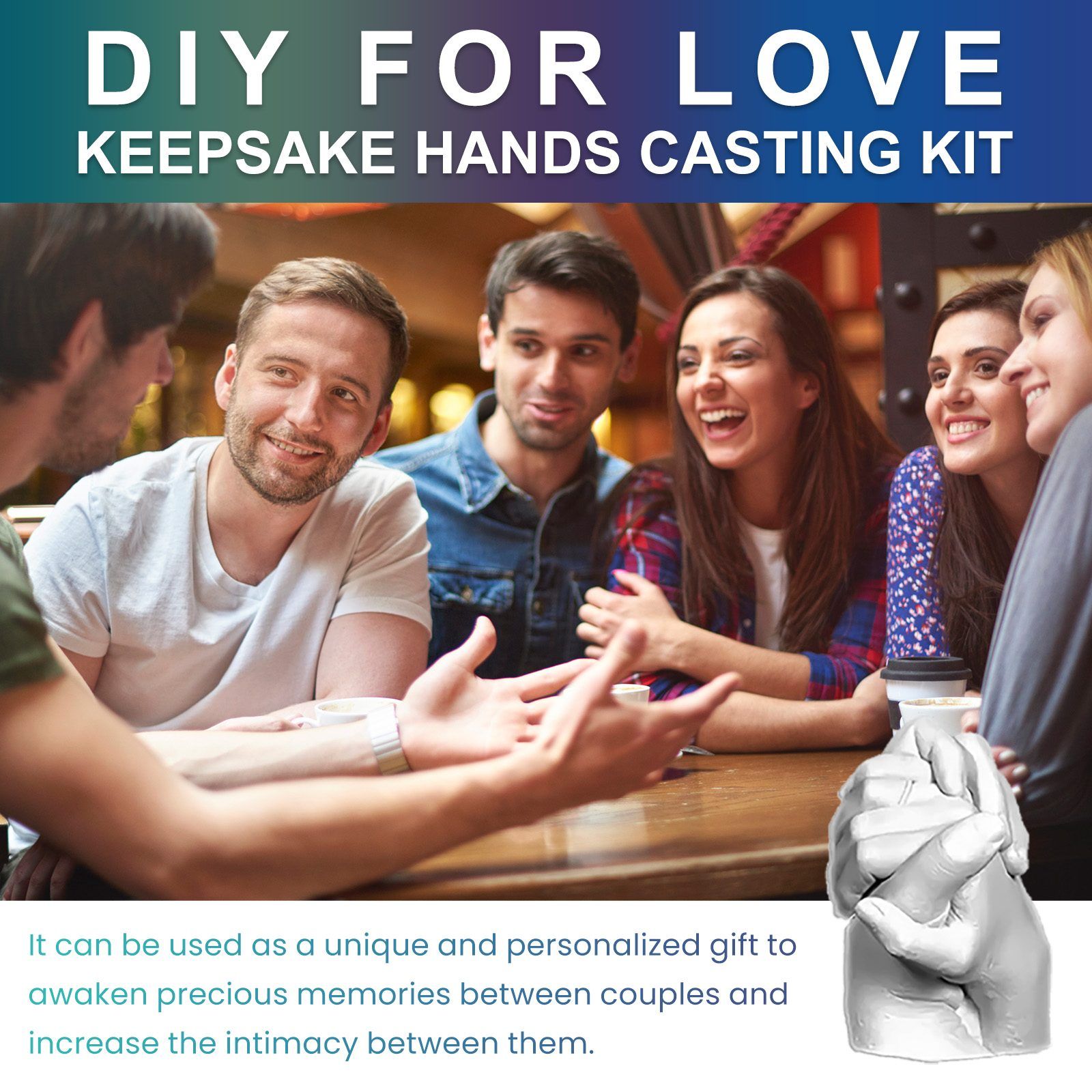 DOWMOO DIY Hand Casting Kit, 600 g image 8