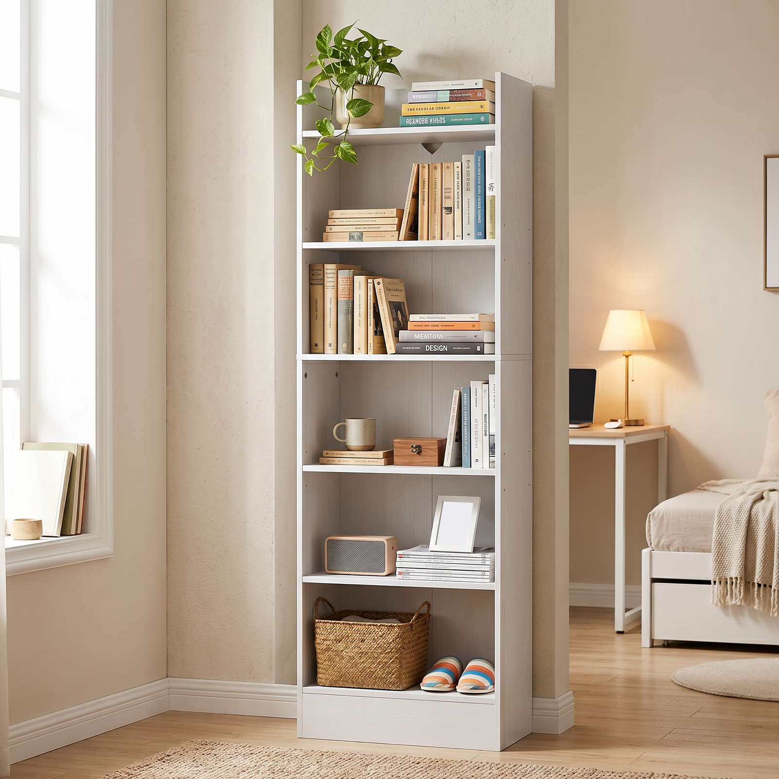6 Tier Bookshelf Bookcase, picture 5 of 5