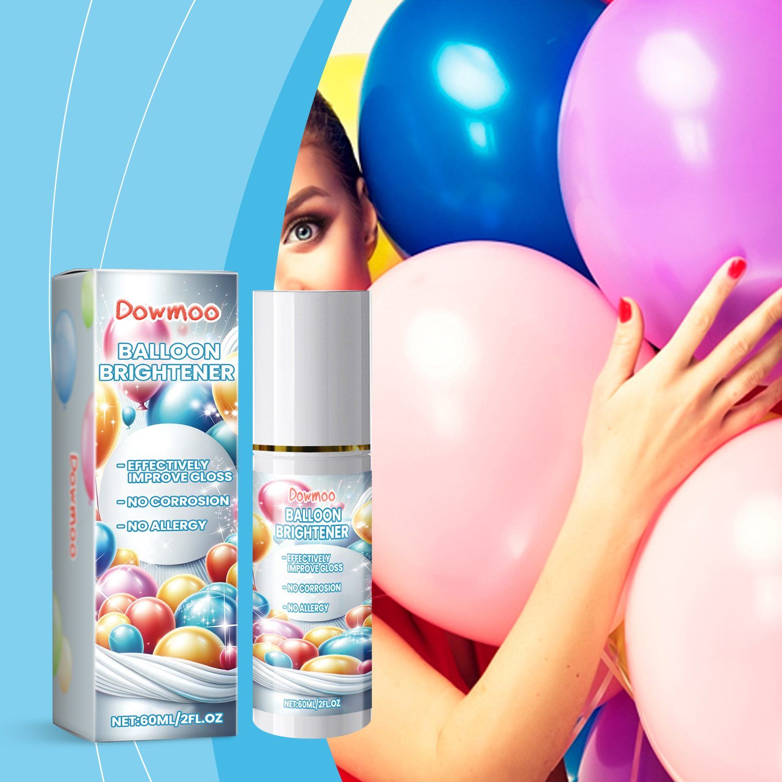 DOWMOO Balloon Shine Care Spray, 60 ml image 5