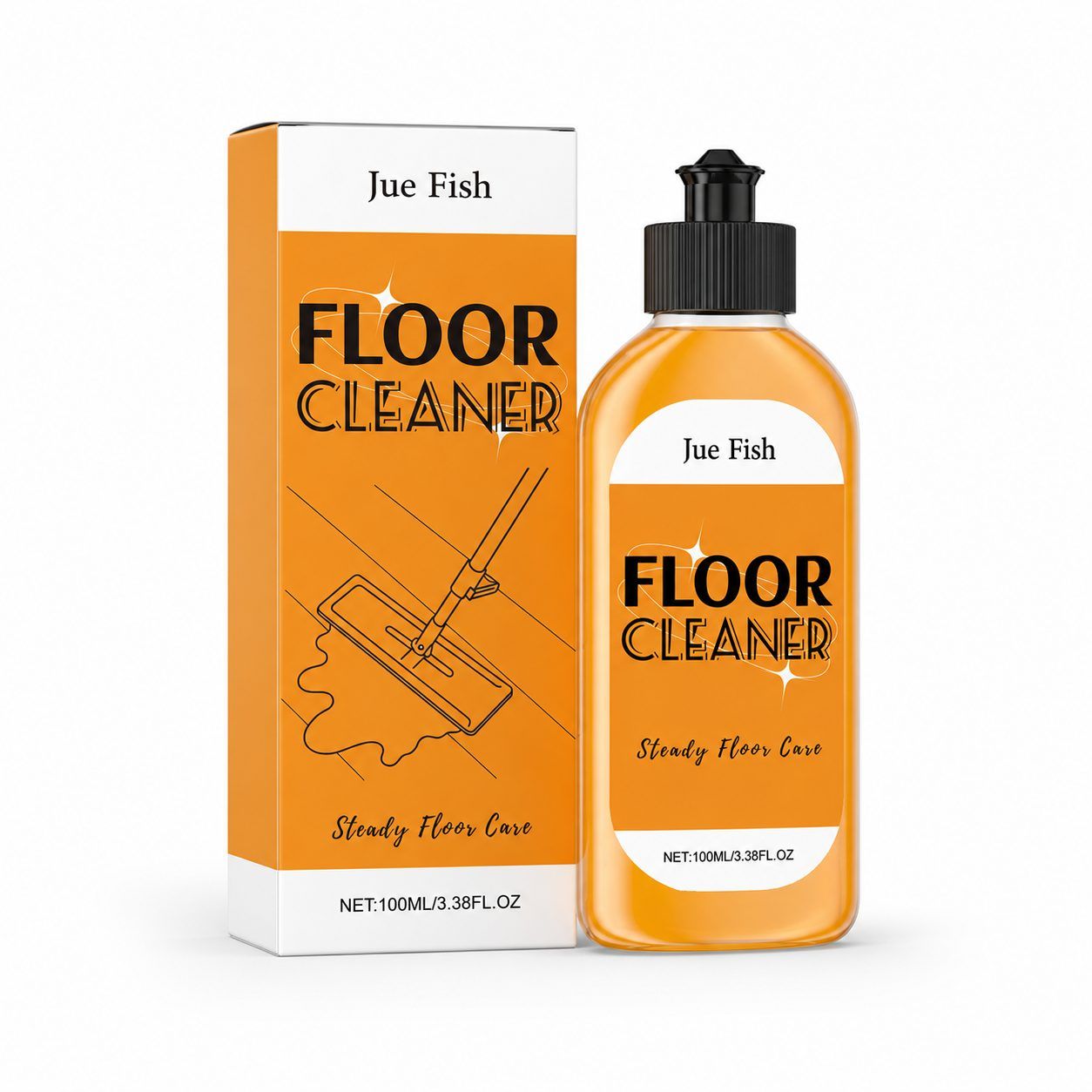 JUE FISH Floor Cleaning Liquid, 100 ml / 1 Bottle