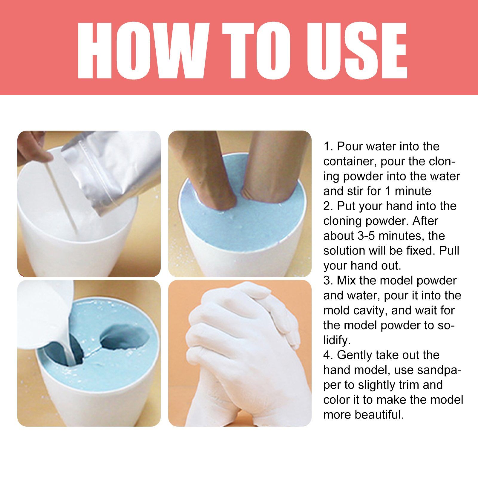 DOWMOO Hand Casting Craft Kit, 100 g image 15