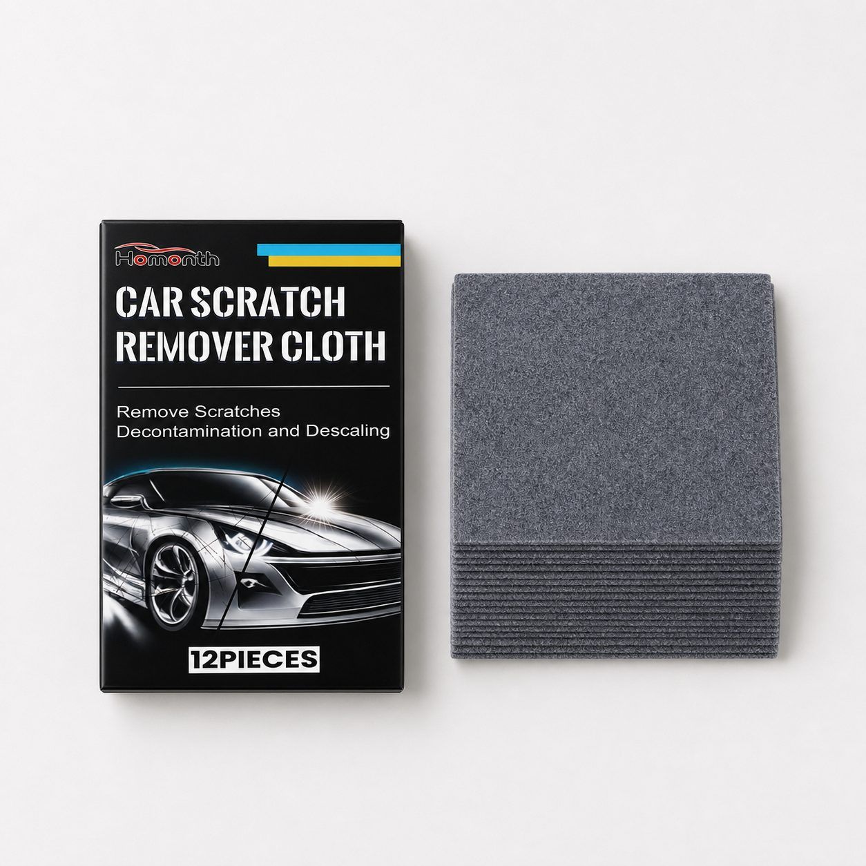 HOMONTH Automotive Scratch Care Cloths, 12 Pieces image 7