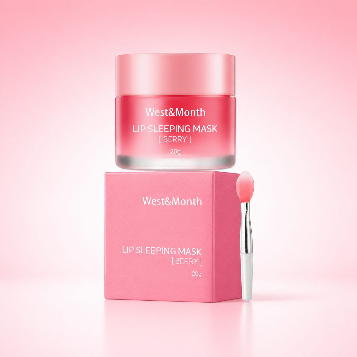 WEST MONTH Jelly Lip Mask with Applicator, 20 g