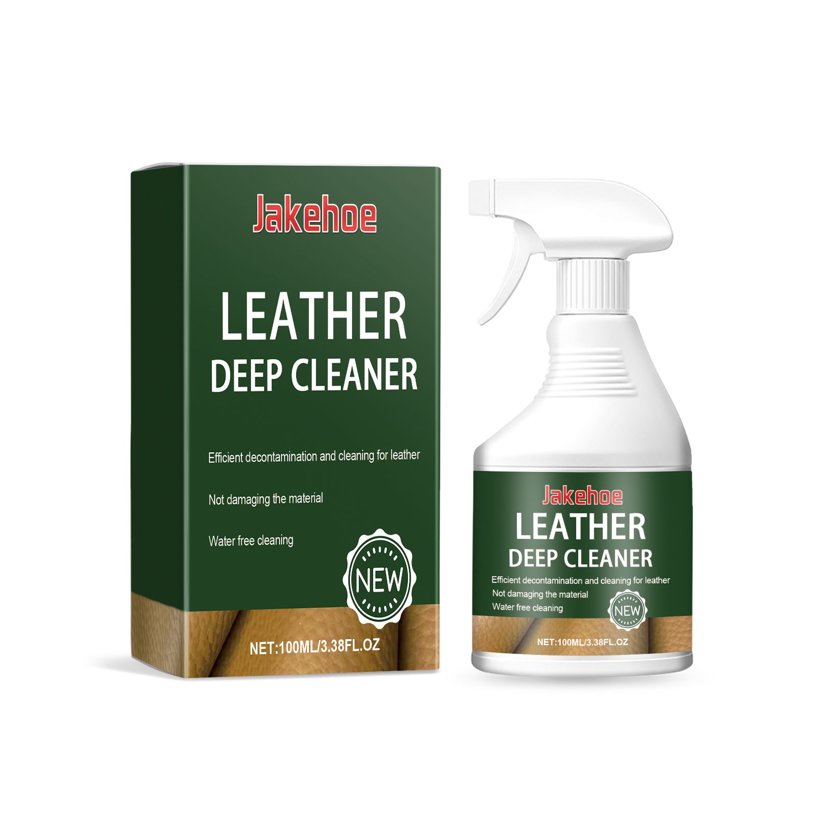 JAKEHOE Leather Deep Cleaner, 100 ml / 1 Bottle