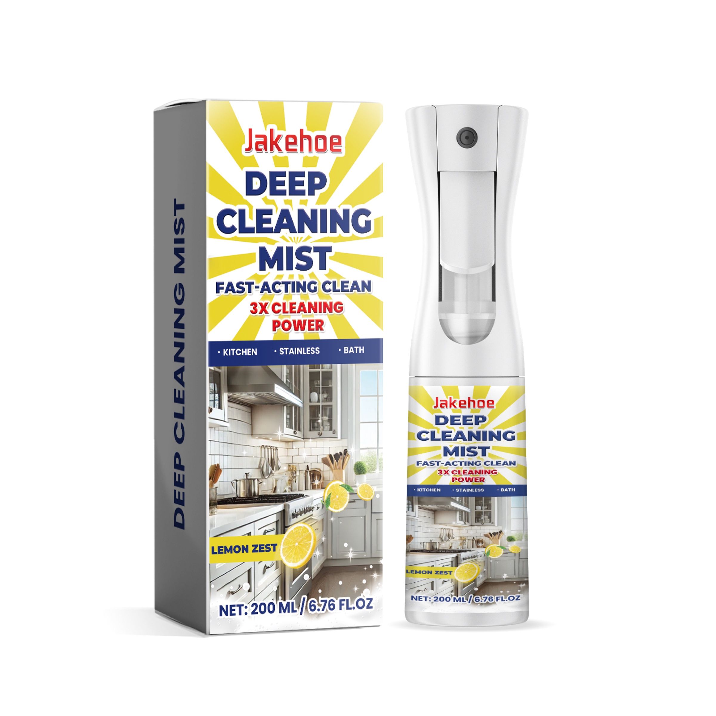 JAKEHOE Kitchen Deep Cleaner Spray, 200 ml / 1 Bottle