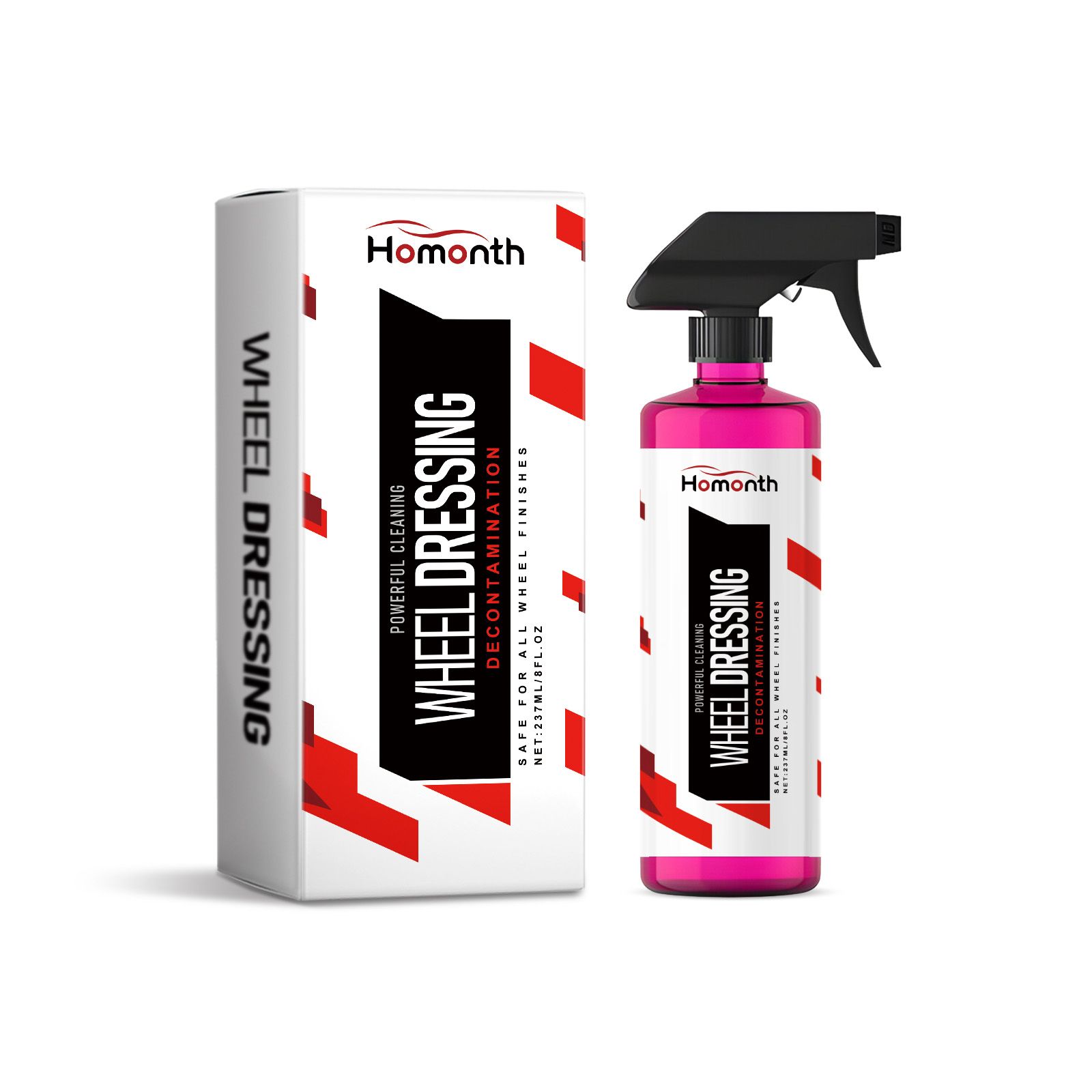 HOMONTH Automotive Wheel Cleaner, 237 ml / 1 Bottle