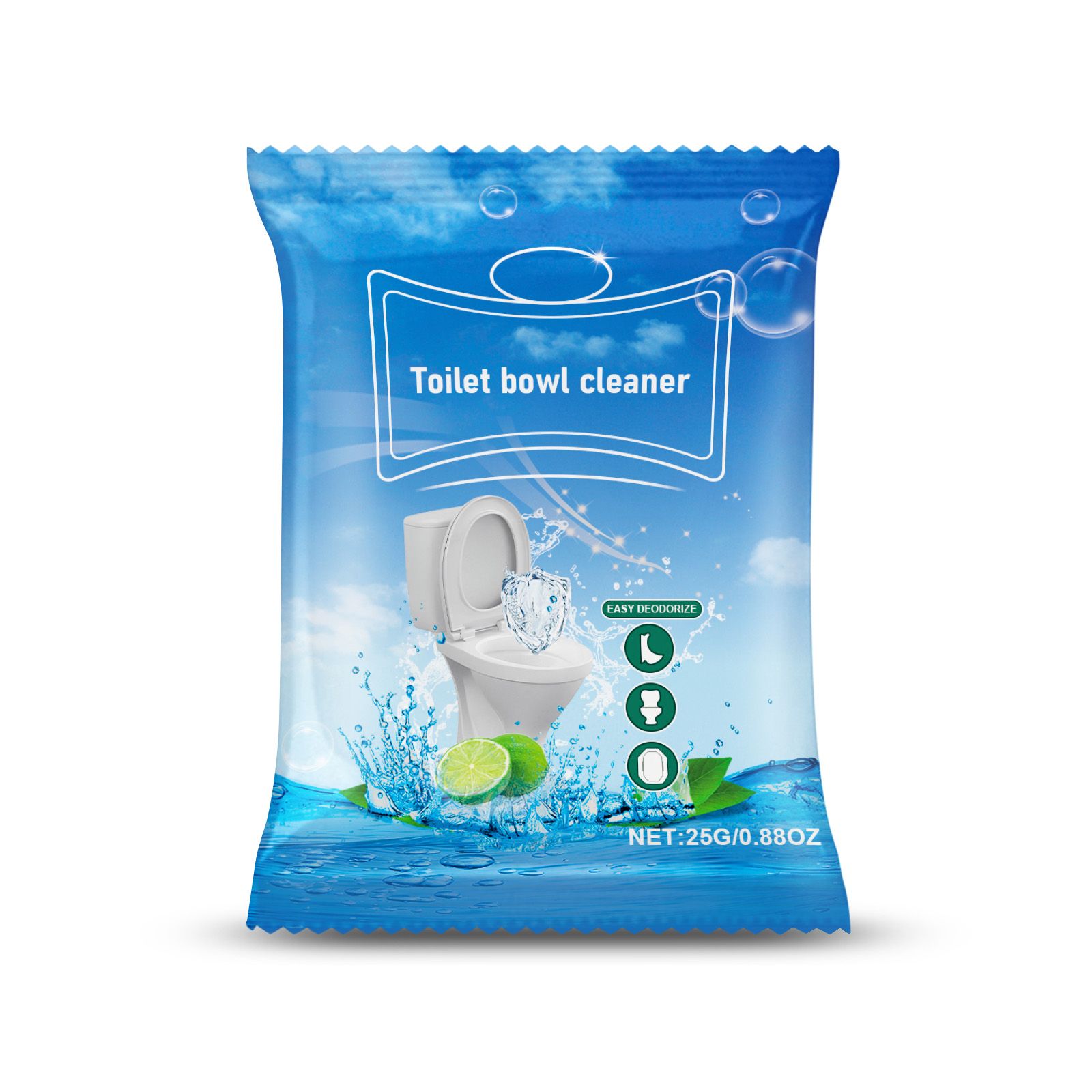 JAKEHOE Toilet Bowl Cleaning Powder, 25 g / 1 Sachet