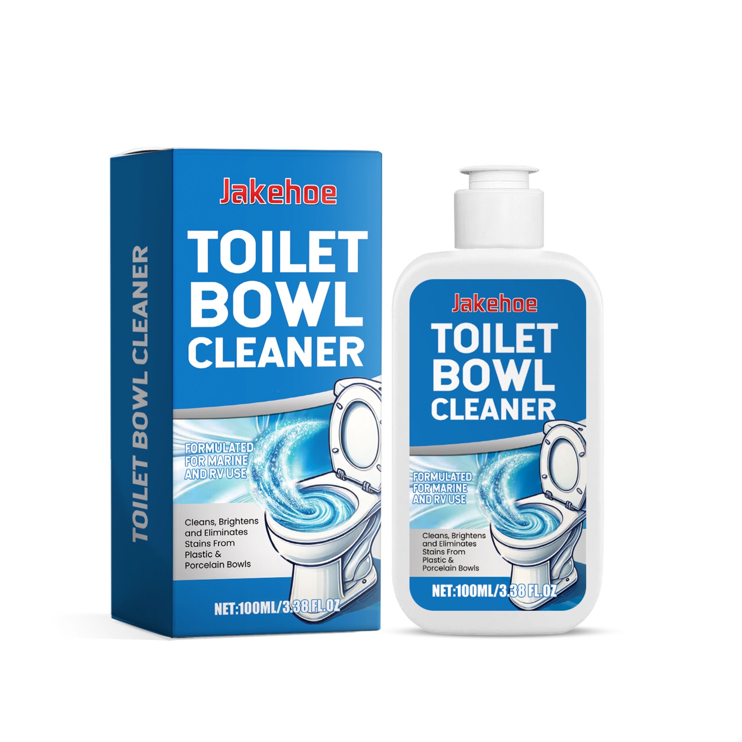 JAKEHOE Toilet Bowl Cleaner Liquid, 100 ml / 1 Bottle