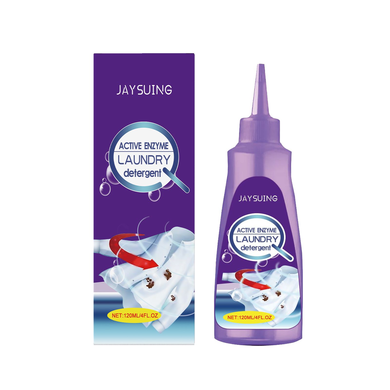 JAYSUING Enzyme Laundry Detergent, 120 ml / 1 Bottle