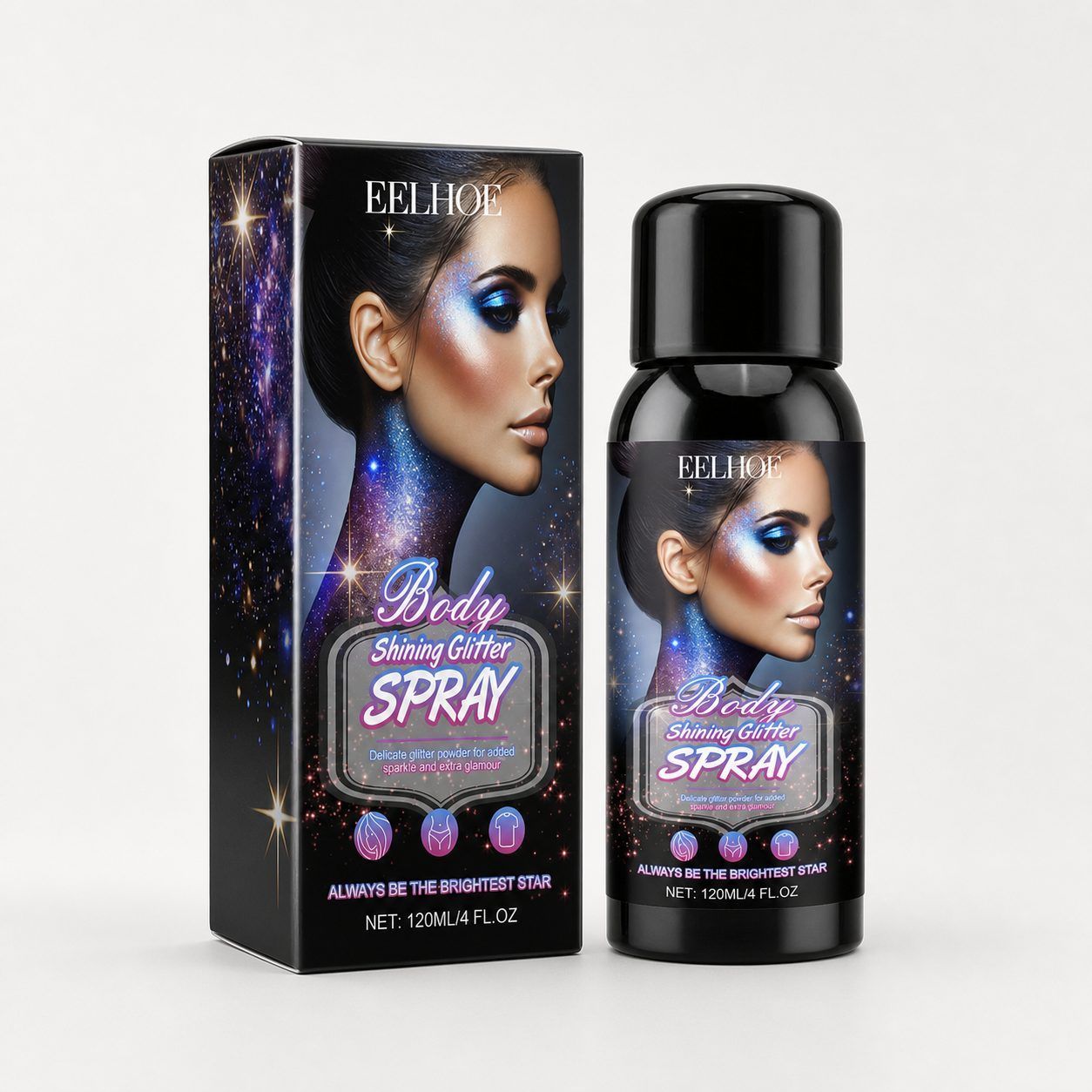 EELHOE Shimmer Cosmetic Spray, 120 ml