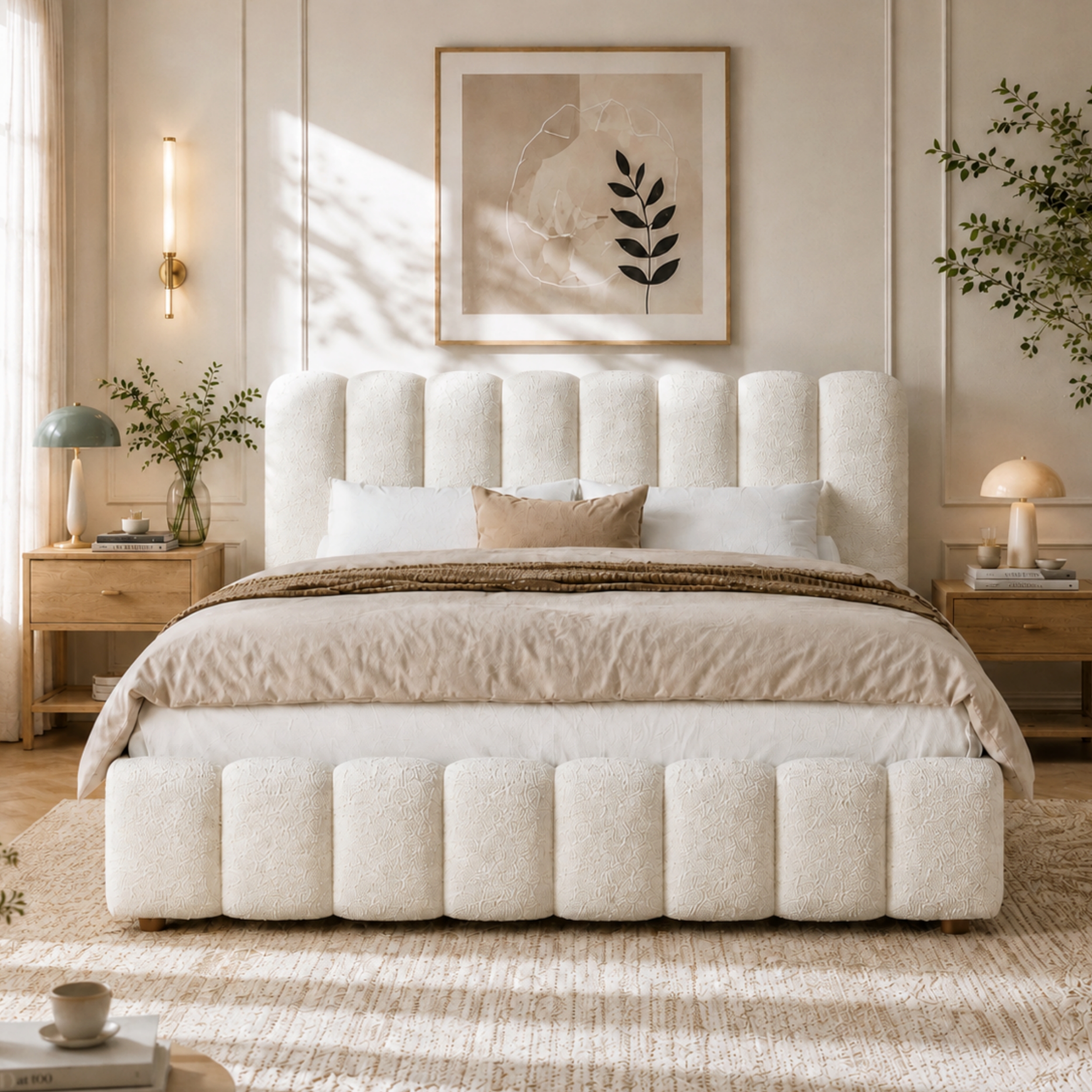 Upholstered Bed, Super King Size 6ft-180x200cm, Hydraulic Functional — image 2