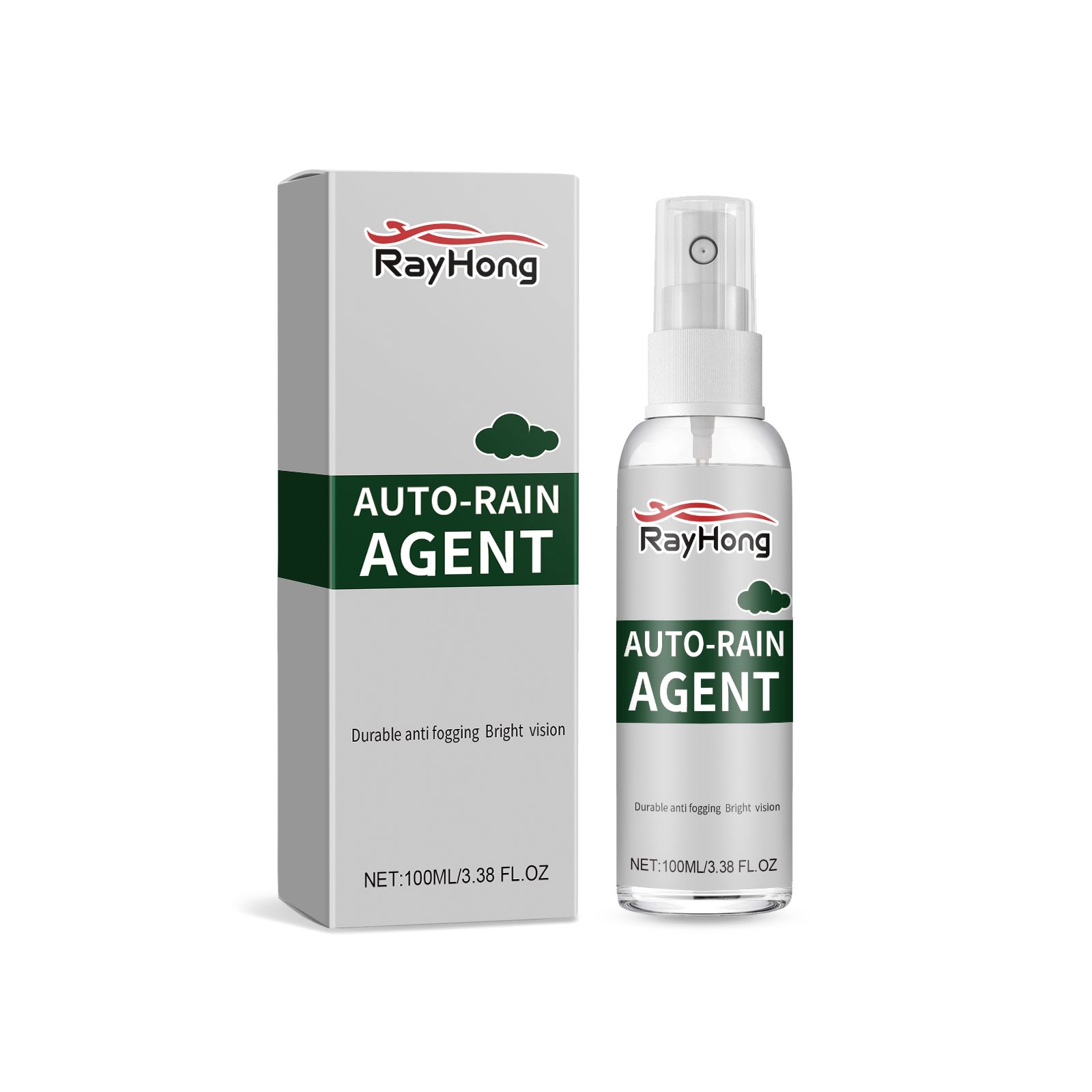 RAYHONG Automotive Windshield Glass Cleaner, 100 ml / 1 Bottle