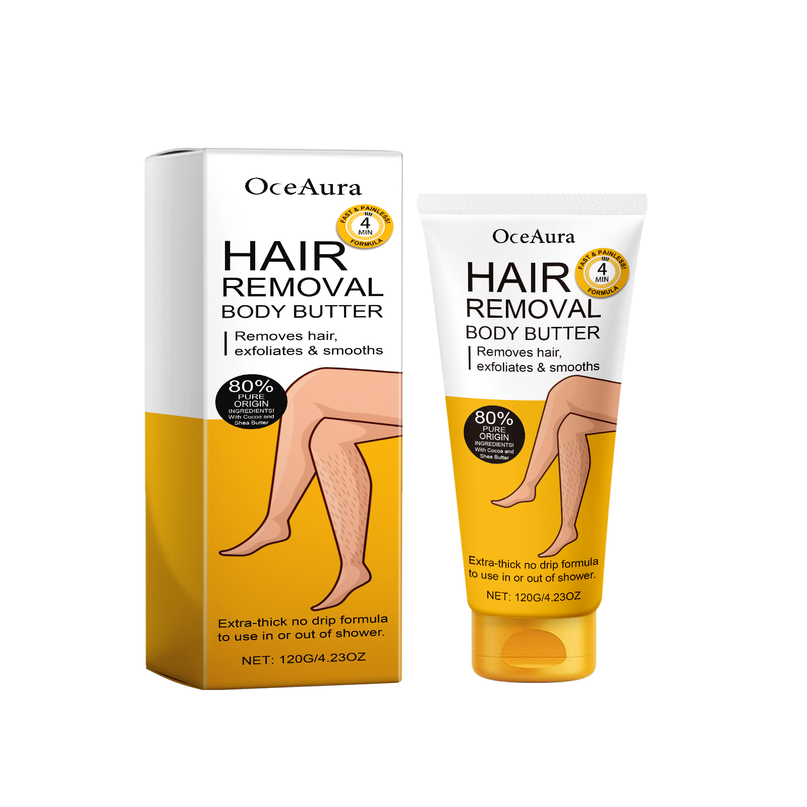 oceaura hair removal body butter gentle hair removal non irritating unde 5