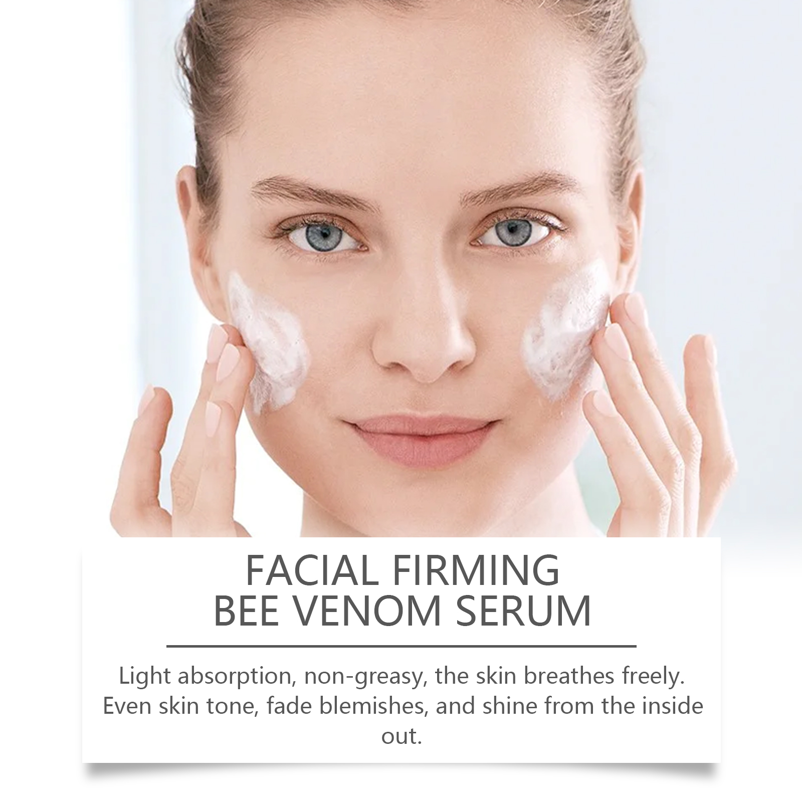 Hoygi Bee Venom Facial Essence, Hydrating, Moisturizing And Refreshing Collagen Firming Skin Care Essence image 4