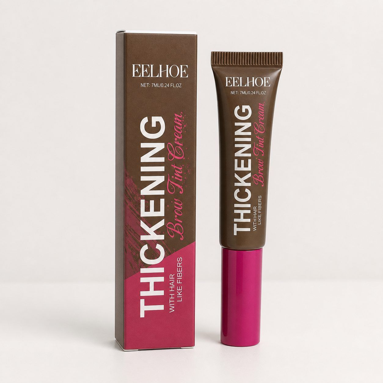 EELHOE Fiber Brow Tint, Brown, 7 ml