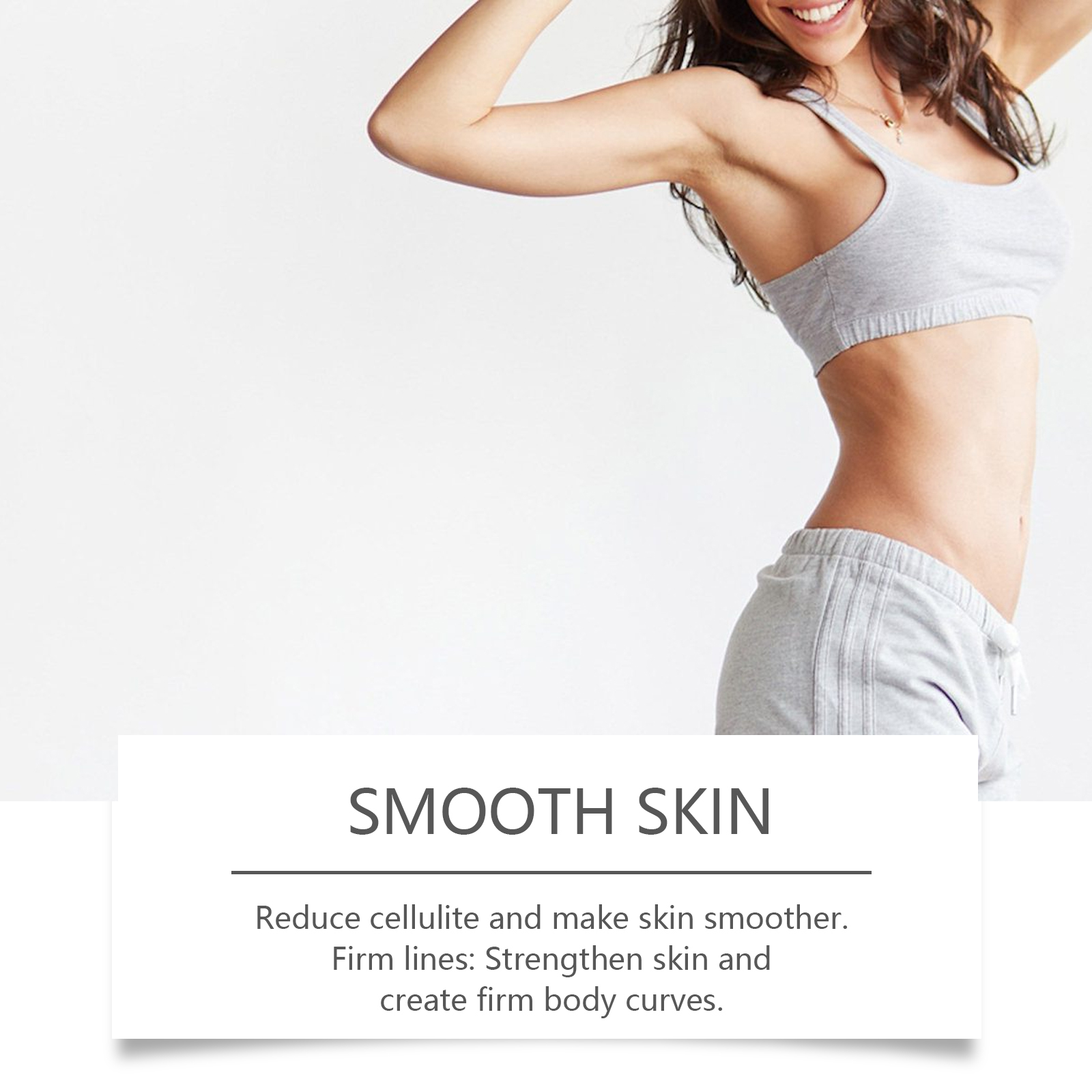 West&Month Body Care Cream, Massage Skin Legs Arms Waist Body Firming Cream image 4
