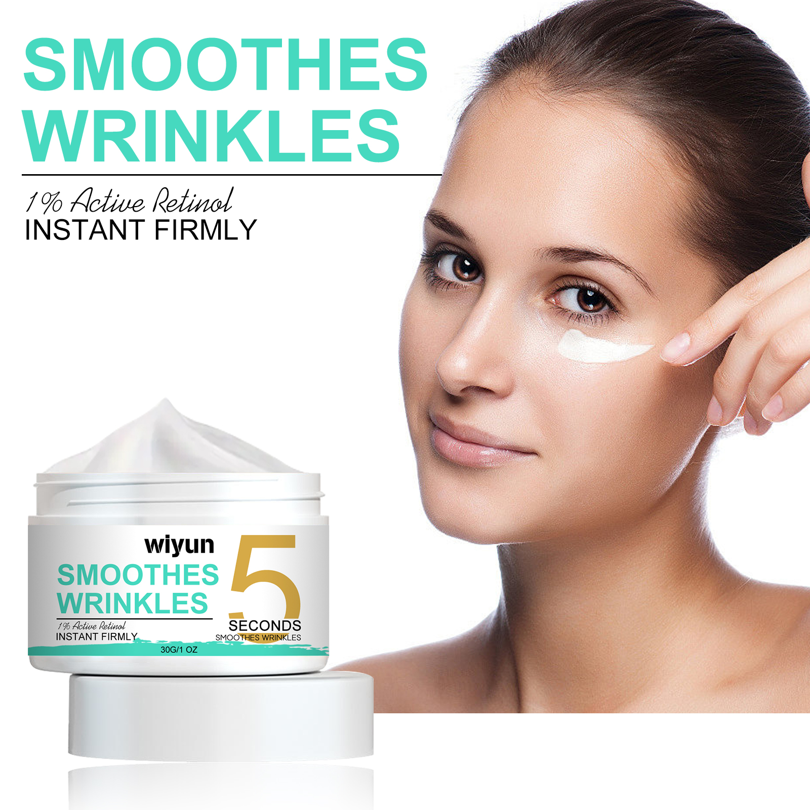 Wiyun Retinol Firming Cream Reduces Fine Lines, Bags And Dark Circles Under The Eyes, Restores Skin… image 2