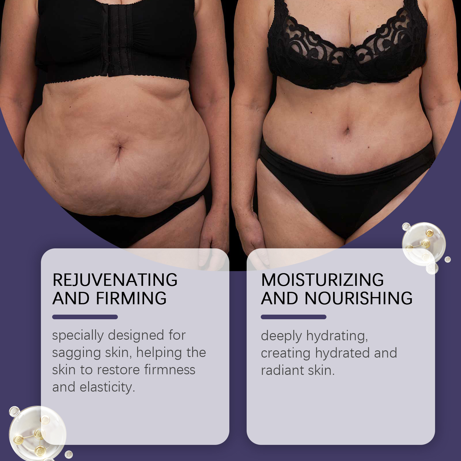 West&Month Body Massage Cream Hydrating And Moisturizing Arm Belly Body Massage Treatment Cream For Skin image 4