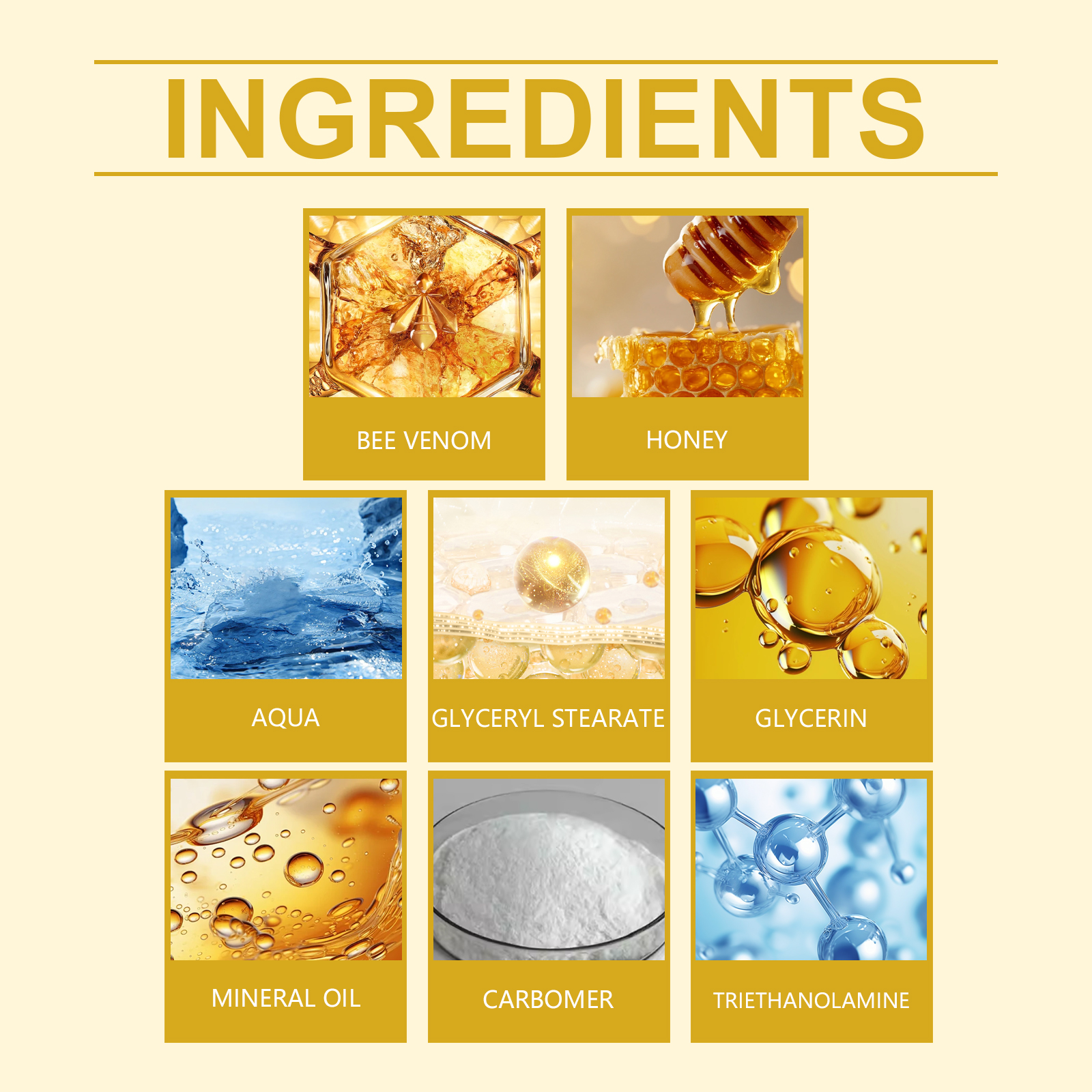 South Moon Bee Venom Skin Moisturizer, Gentle Moisturizing Creamy Moisturizing Skin Daily Care Cream image 5