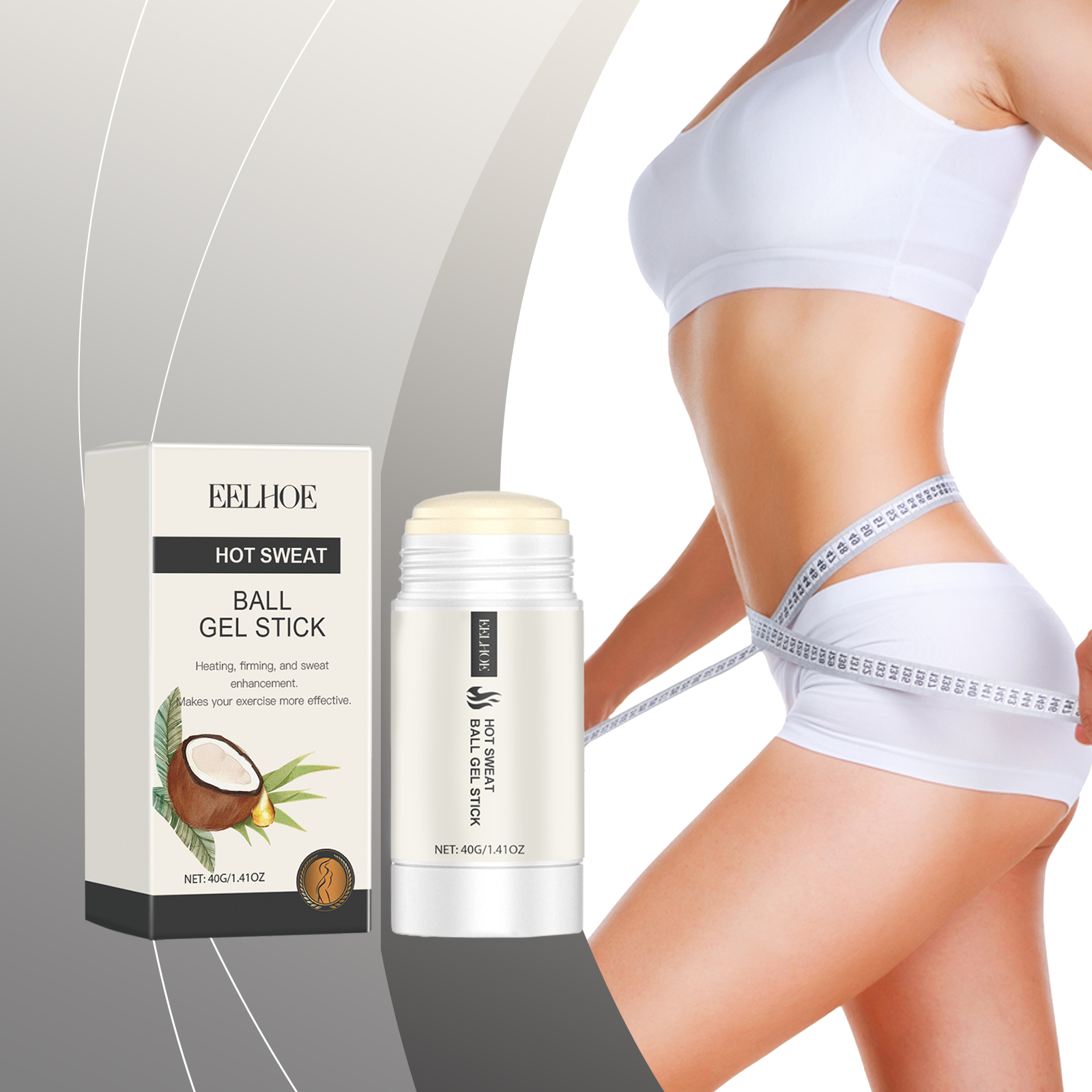 Eelhoe body care stick body skin moisturizing care massage moisturizing 2