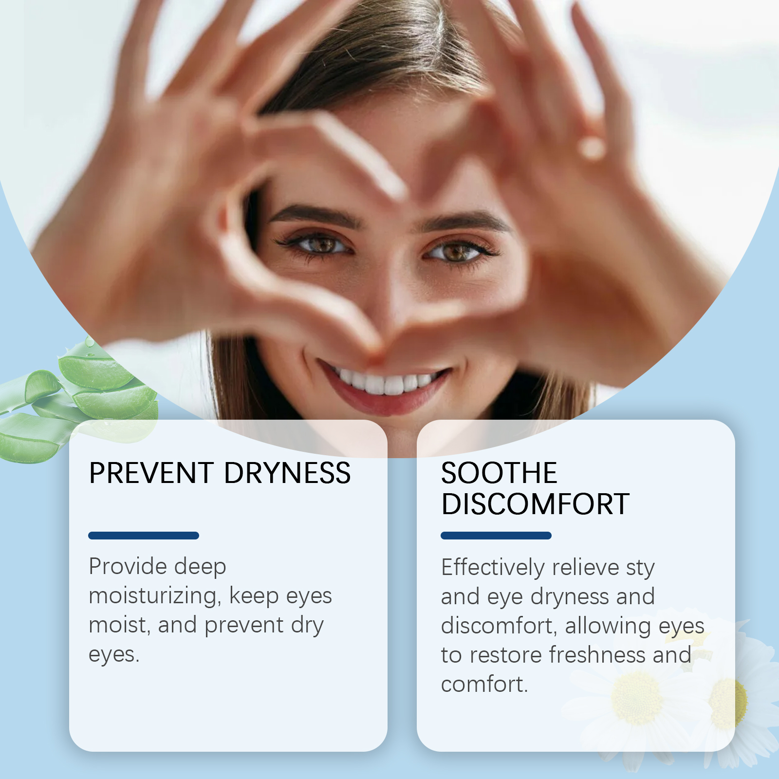 OUHOE Eye Care Drops Gently Nourish And Moisturize The Skin Around The Eyes. Portable Daily Eye Care… image 3