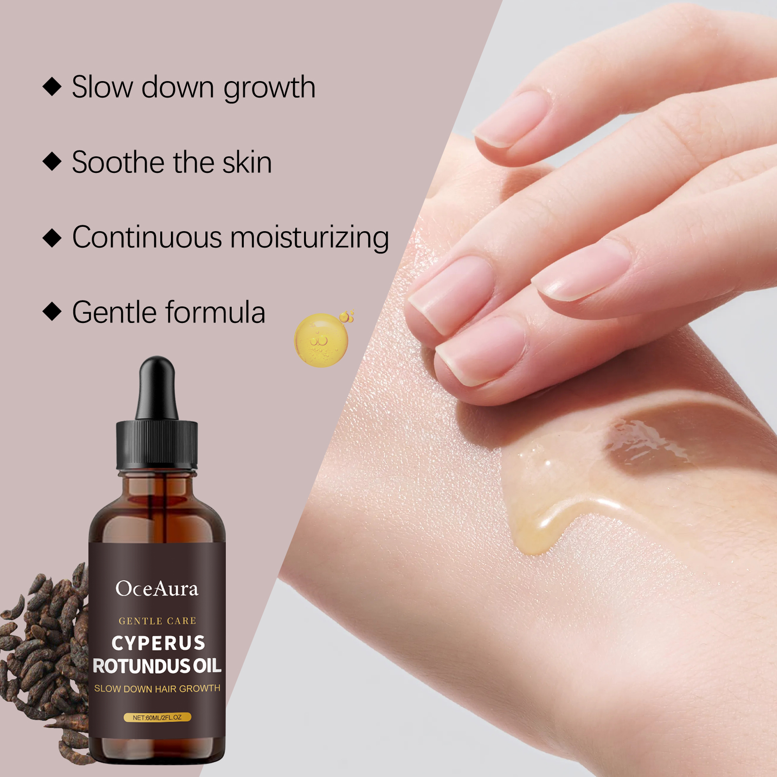 oceaura fragrant aconite treatment oil gently nourishes smooth body skin 3