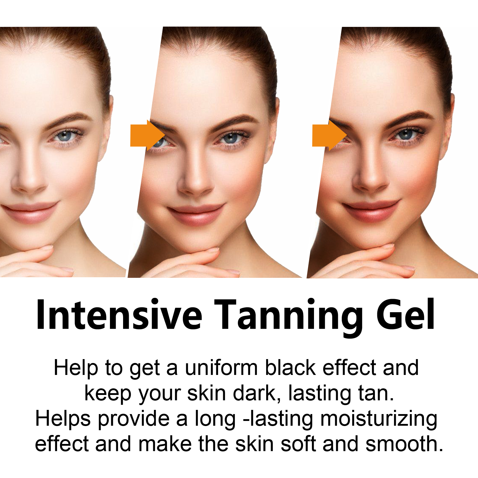 EELHOE Intensive Tanning Gel, Beach Tanning Wheat Tan Is Light And Non-Greasy image 4