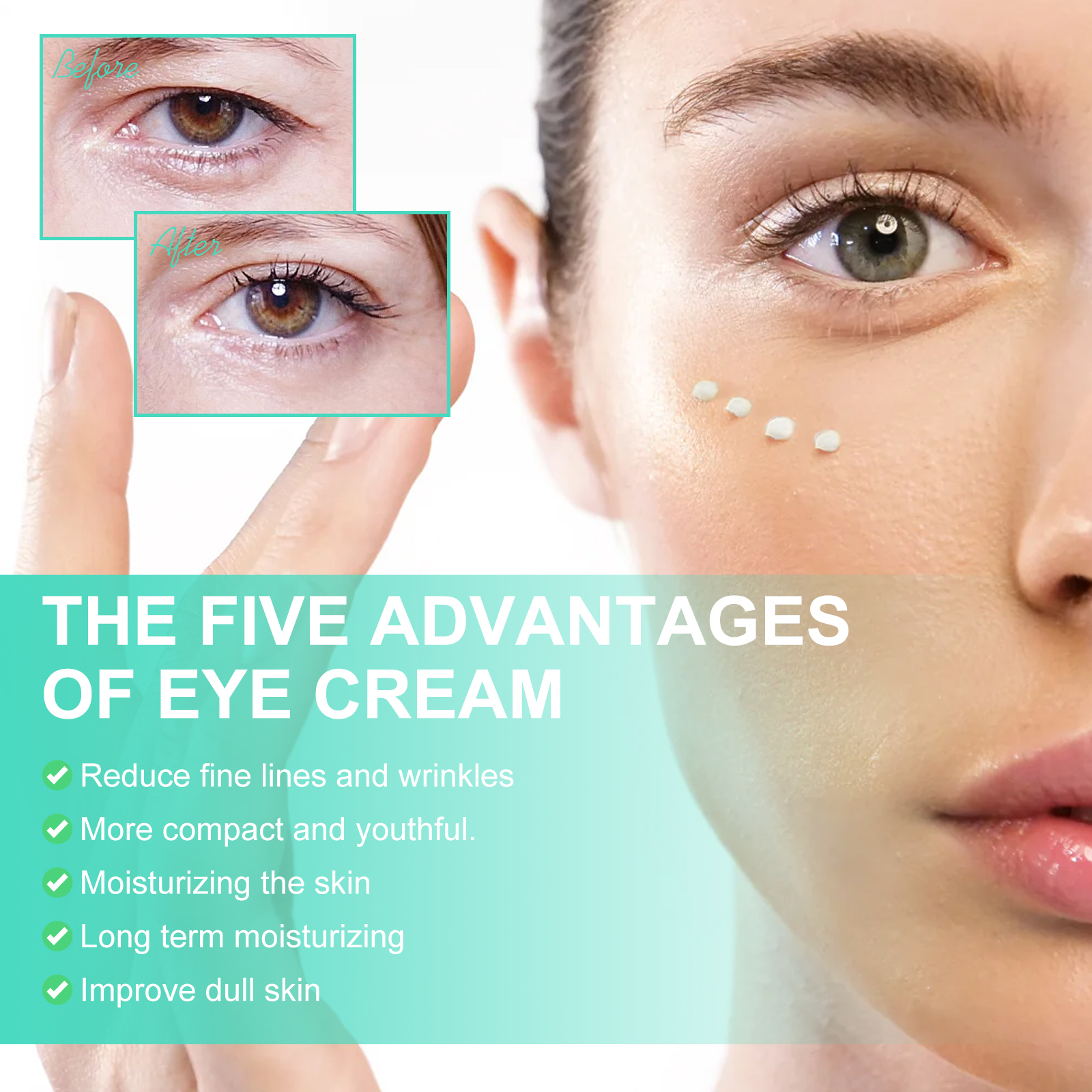 Wiyun Retinol Firming Cream Reduces Fine Lines, Bags And Dark Circles Under The Eyes, Restores Skin… image 4