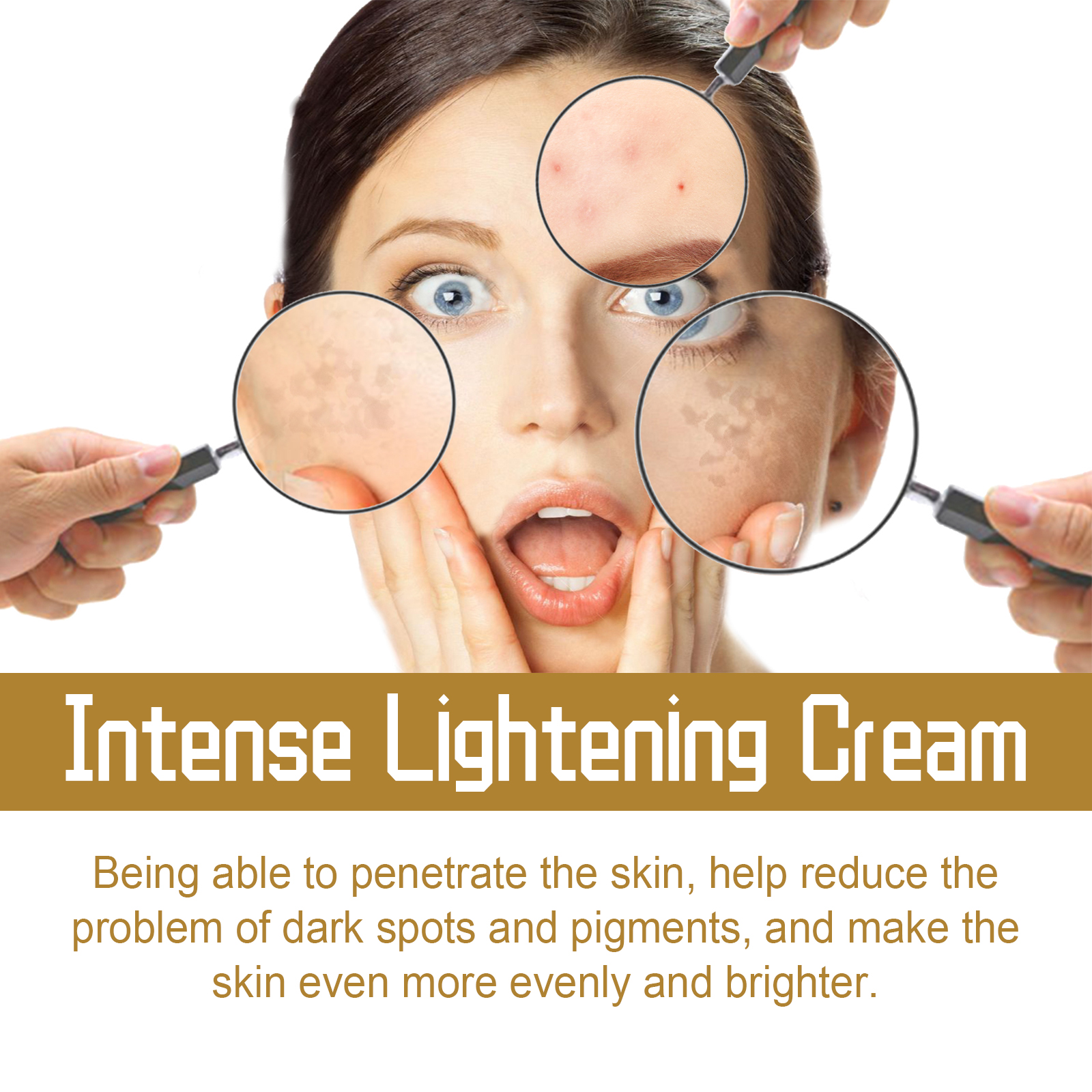 Hoygi Intense Lightening Cream, Ultra Hydrating Firming Radiance Skin Moisturizing Cream image 4