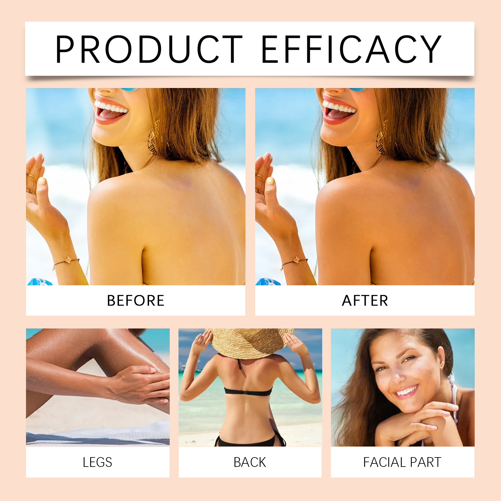 Wiyun Quick Tanning Gel, Tanner Repair Gel Bronzer Tanner Moisturizing And Nourishing Gel image 4