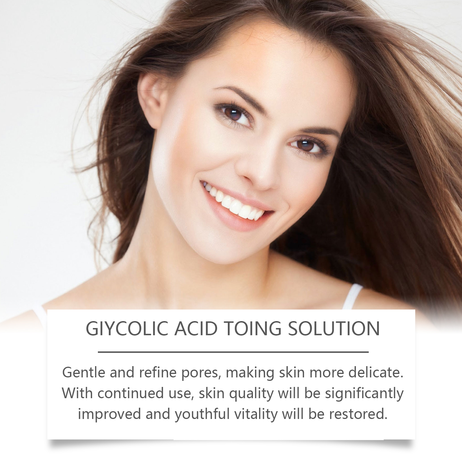 OUHOE Glycolic Acid 7% Moisturizing Toner, Remove Acne, Improve Skin Condition And Rejuvenate Skin Toner Essence image 4