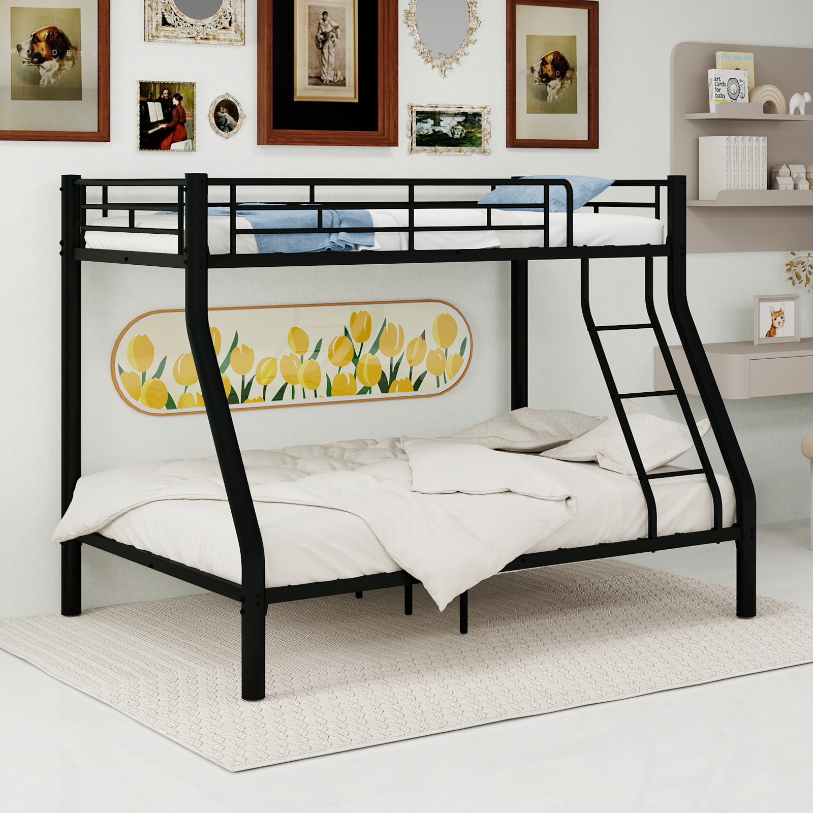 Sturdy Metal Bunk Bed With Dual Sleeper Design For Space-Saving And Versatile — image 4