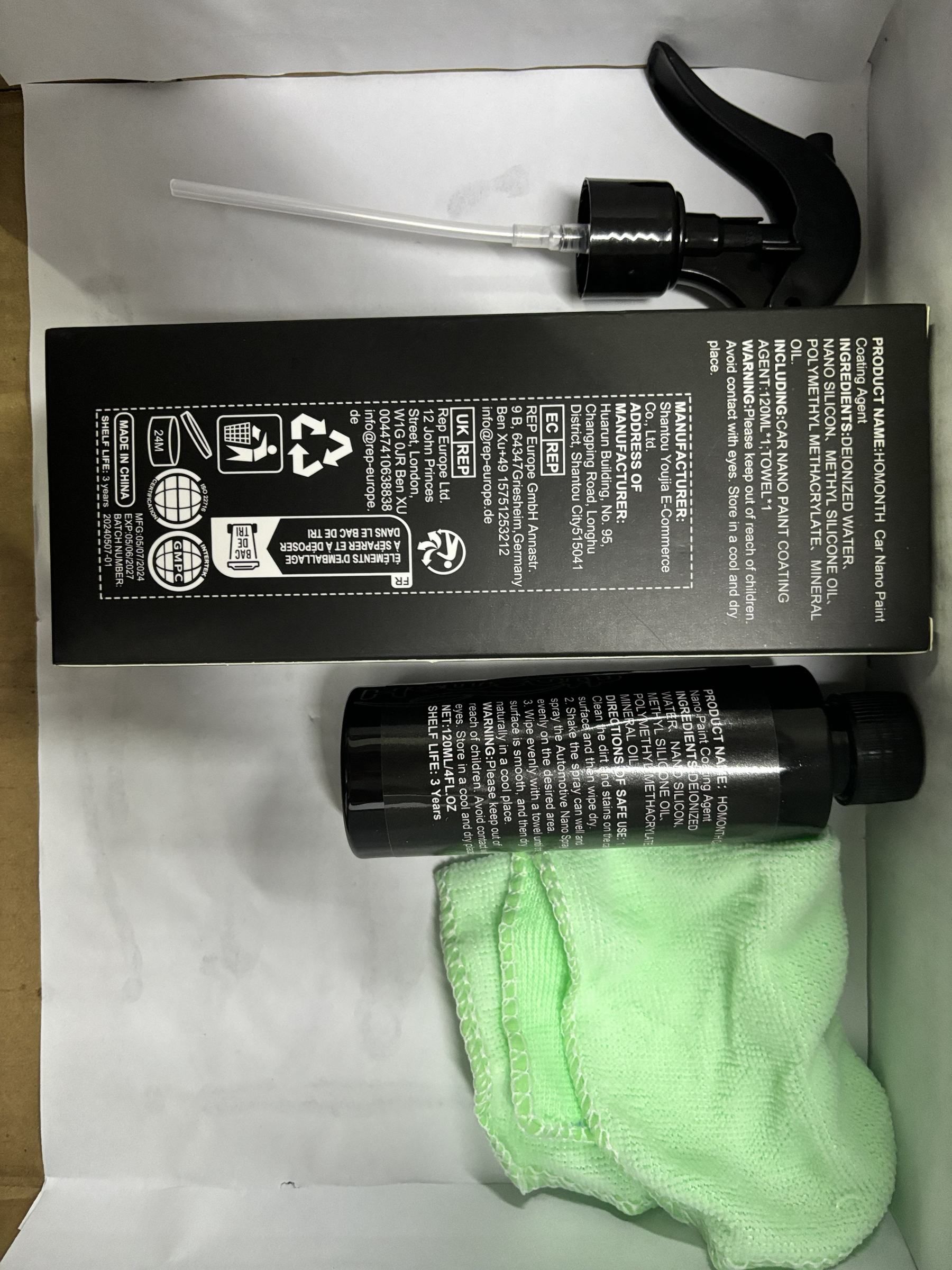 HOMONTH Automotive Coating Spray Kit, 120 ml Kit image 6
