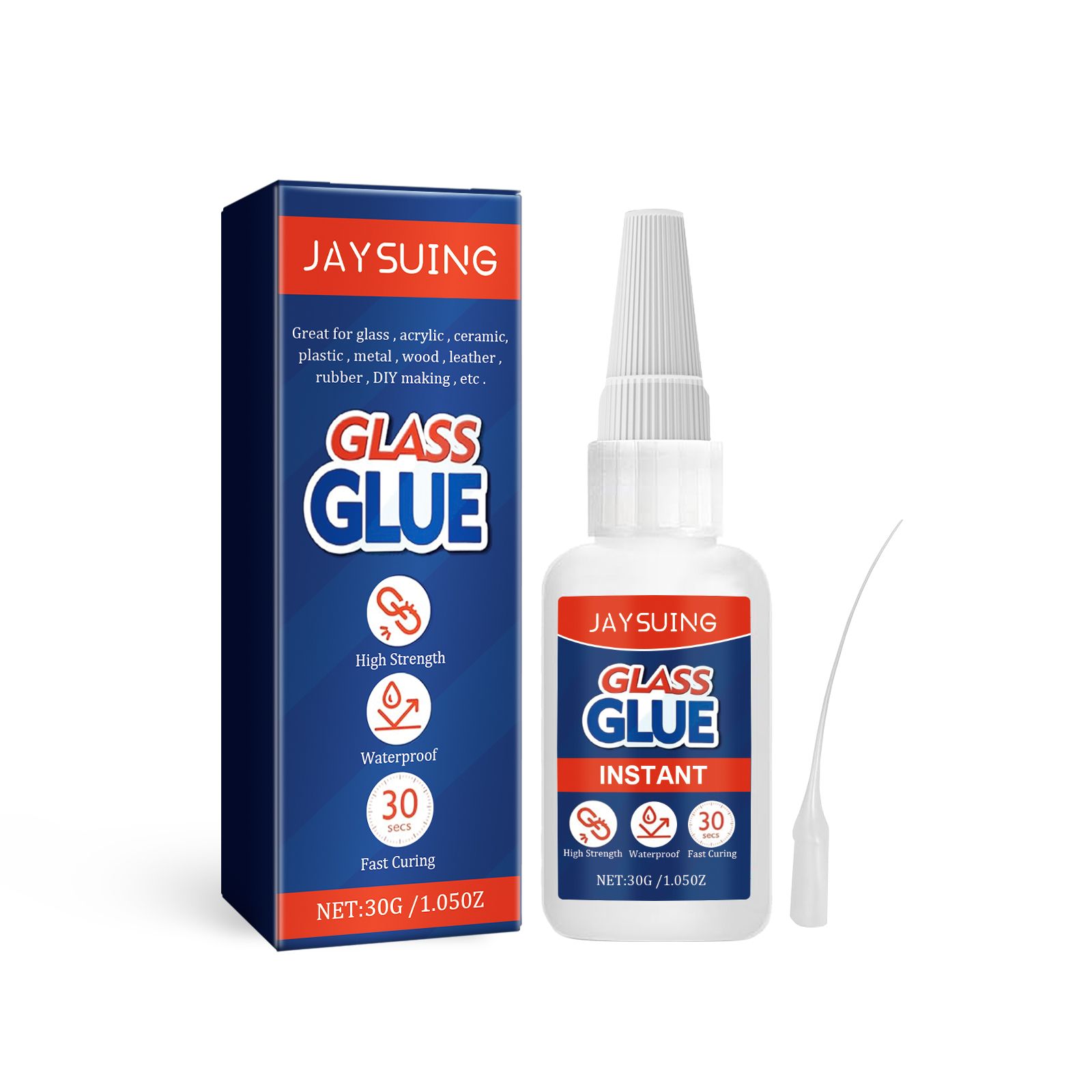 JAYSUING Glass Repair Adhesive, 30 g / 1 Bottle