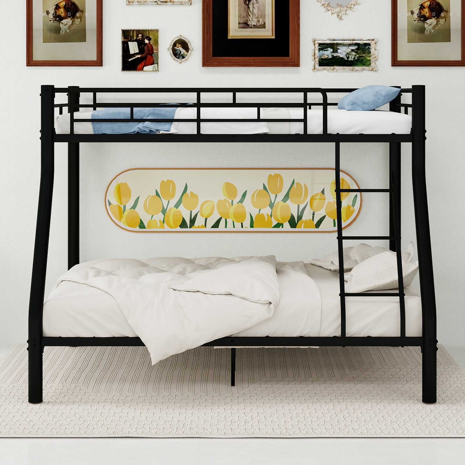 Sturdy Metal Bunk Bed With Dual Sleeper Design For Space-Saving And Versatile — image 5