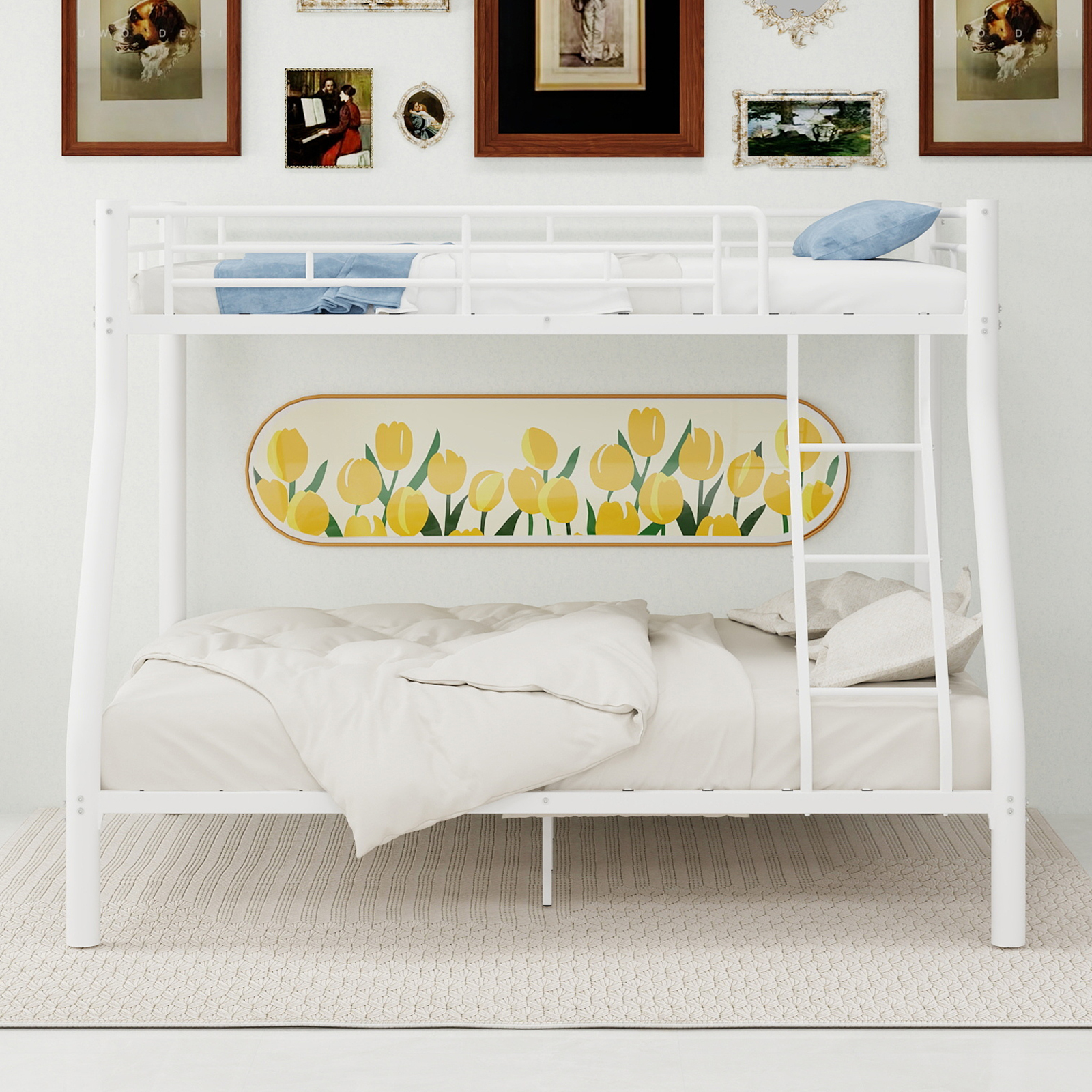 Sturdy Metal Bunk Bed With Dual Sleeper Design For Space-Saving And Versatile — image 2
