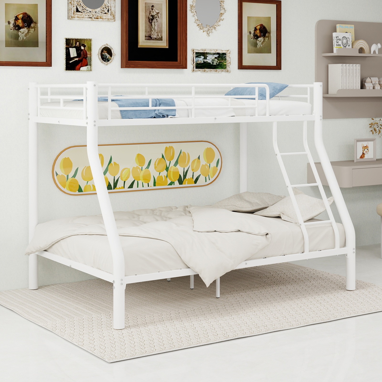 Sturdy Metal Bunk Bed With Dual Sleeper Design For Space-Saving And Versatile — image 4