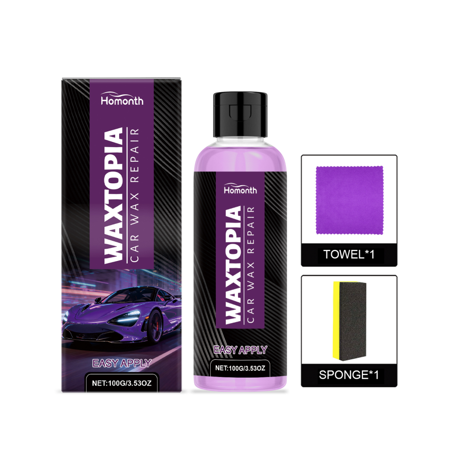 Car Paint Care Kit, Gentle Scratch Decontamination Restoration Gloss Set
