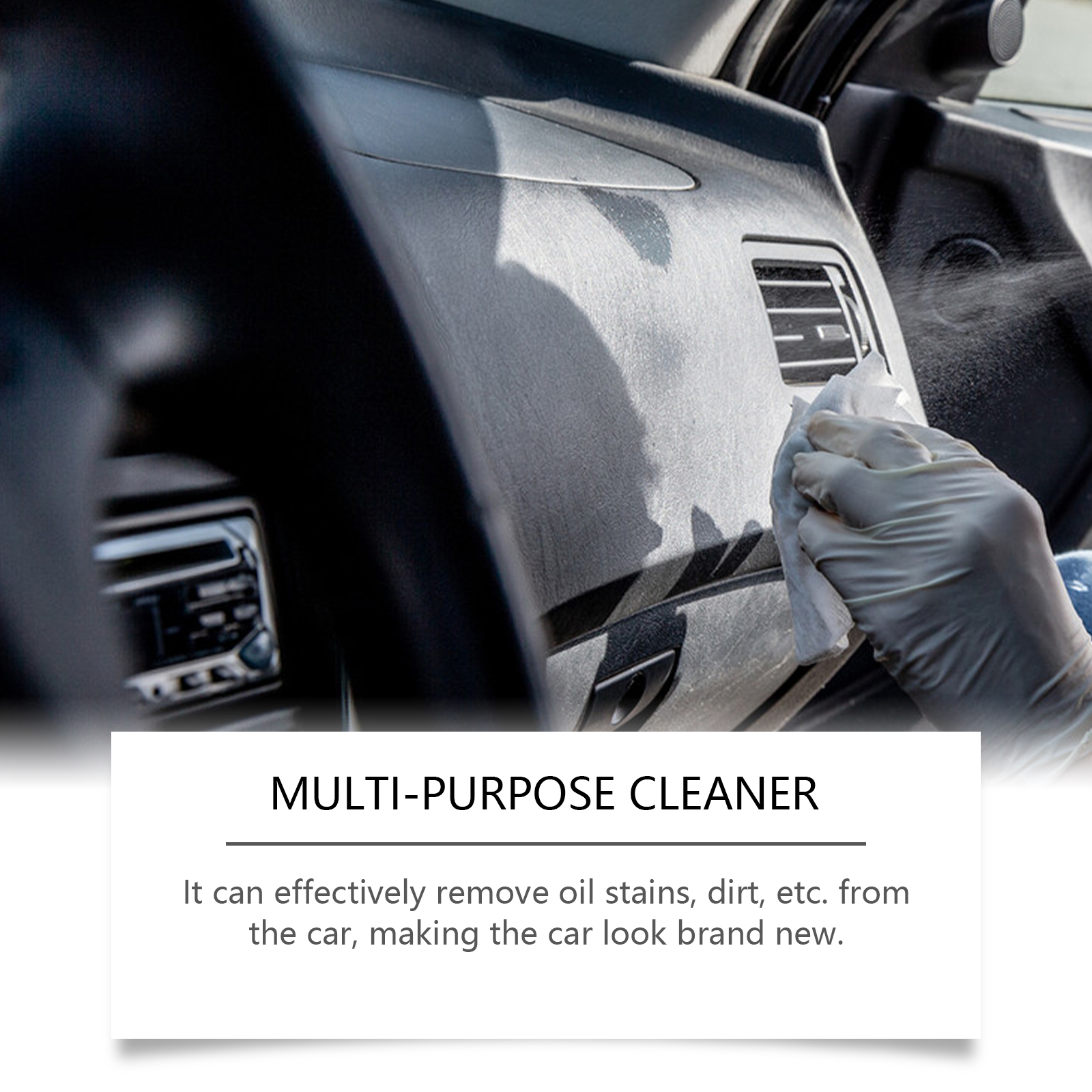 Multi-Purpose Interior Cleaner, Steering Wheel Seat Like-New Wash