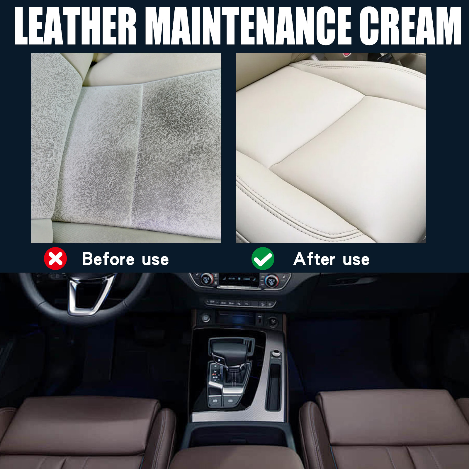 Leerverzorging Crème voor Autostoelen en Bank