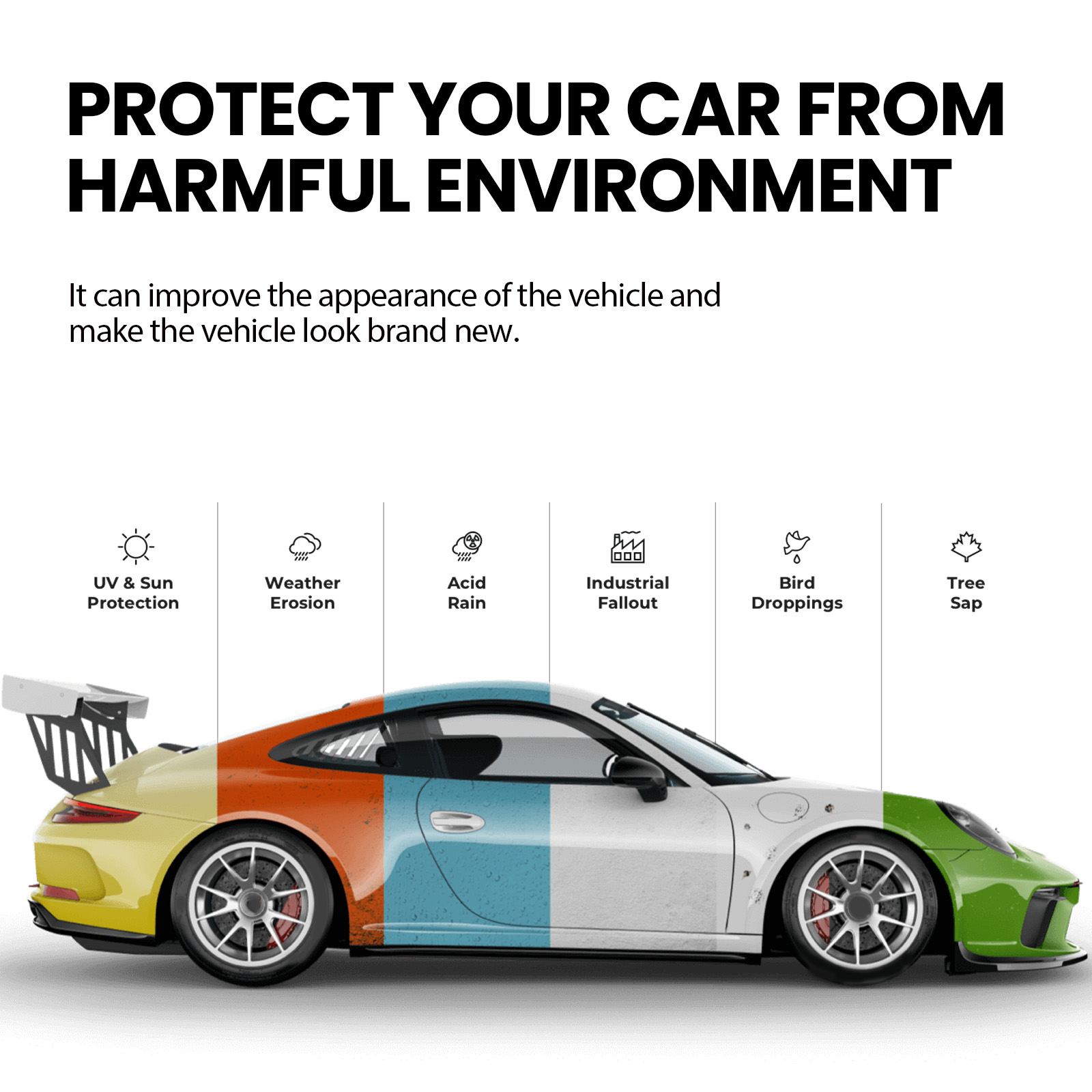 Car Coating Agent, Multi-Purpose Paint Restoration Crystal Sealant