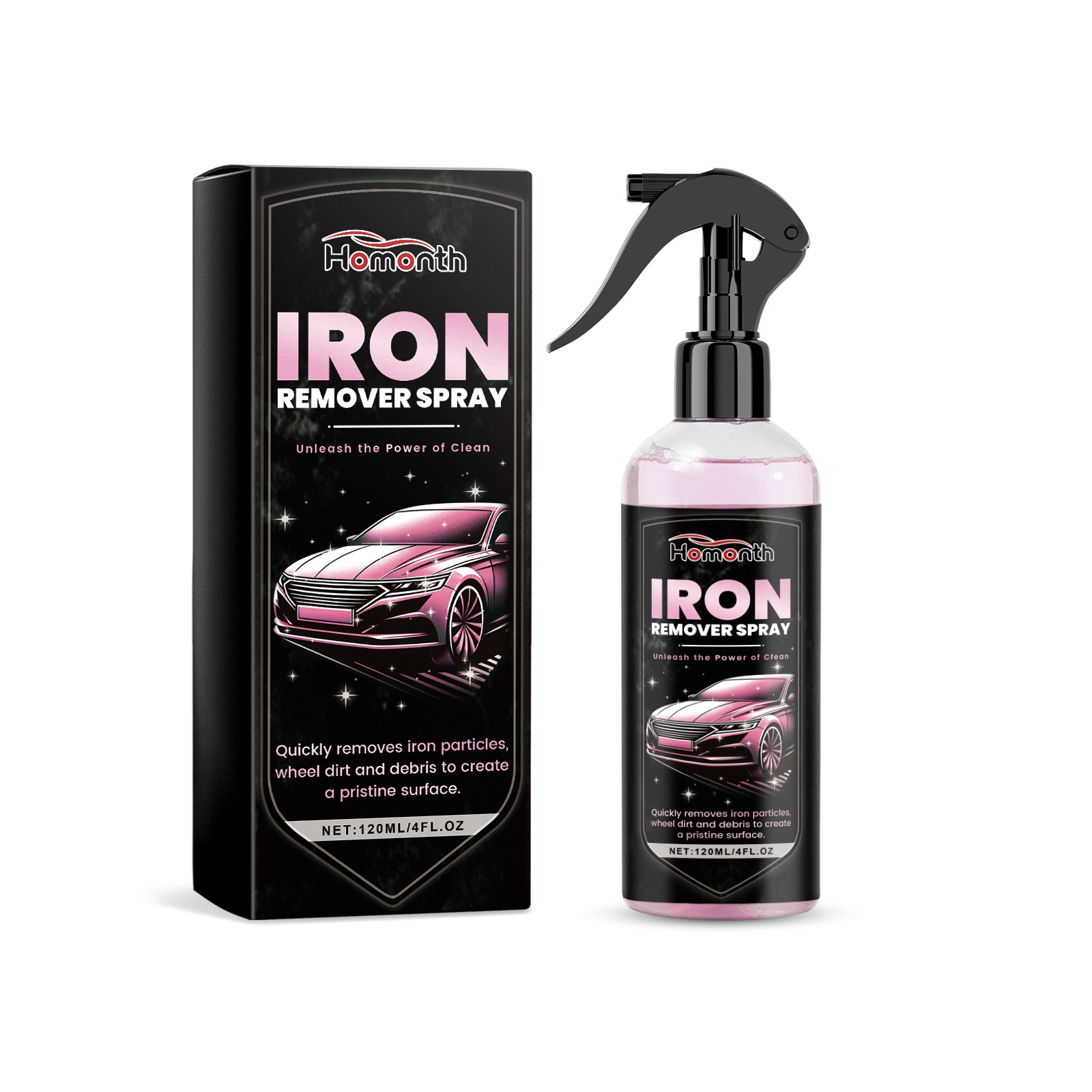 Iron Powder Remover, Multi-Purpose Rust Polish Decontamination Care