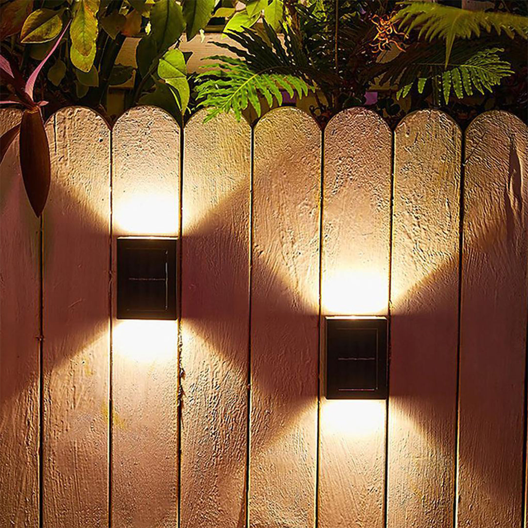 Pack Of 2 Solar Outdoor Wall Light - Waterproof For Garden & Patio — image 5