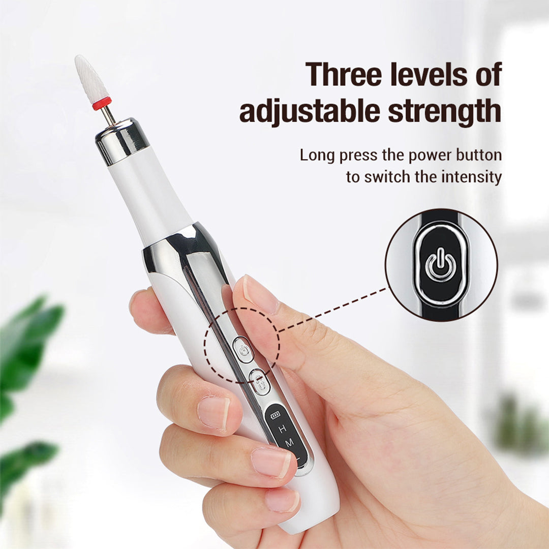 Cordless Electric Nail Drill With 12 Bits And USB Rechargeable Design — image 4