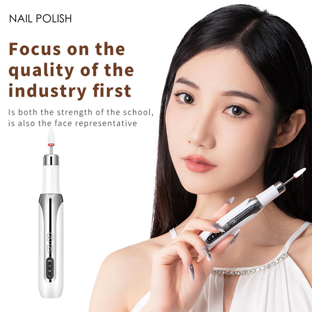 Cordless Electric Nail Drill With 12 Bits And USB Rechargeable Design — image 3