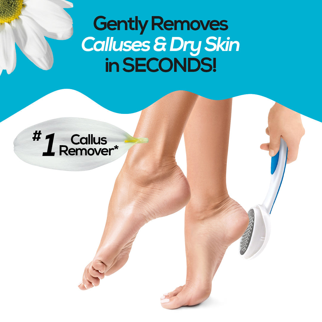 Foot Care Set - Callus Remover, Heel File & Ergonomic Handle Bu Nas L