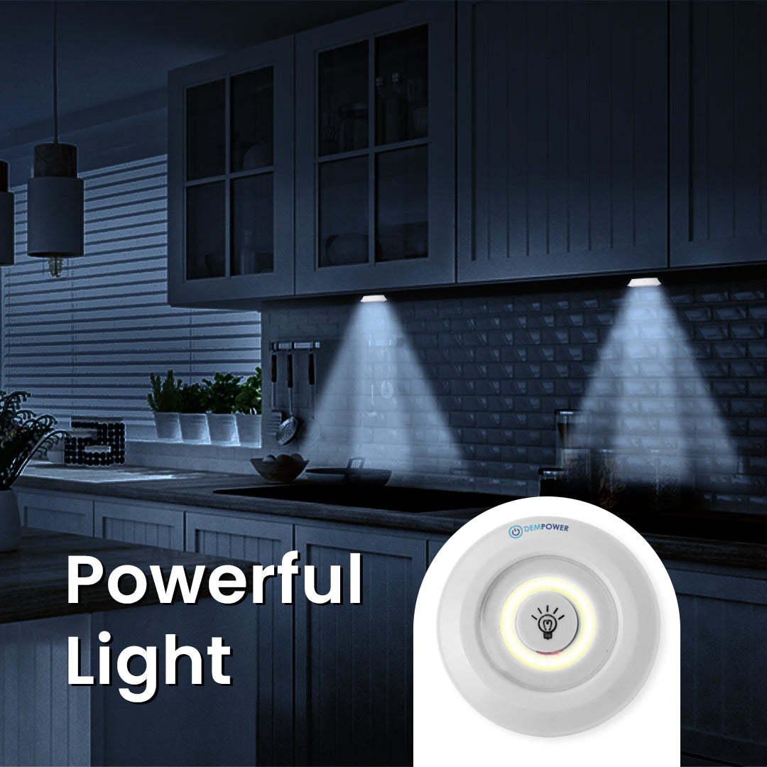 3 PCS Sticky LED Spot Lights With Smart Control Remote — image 3
