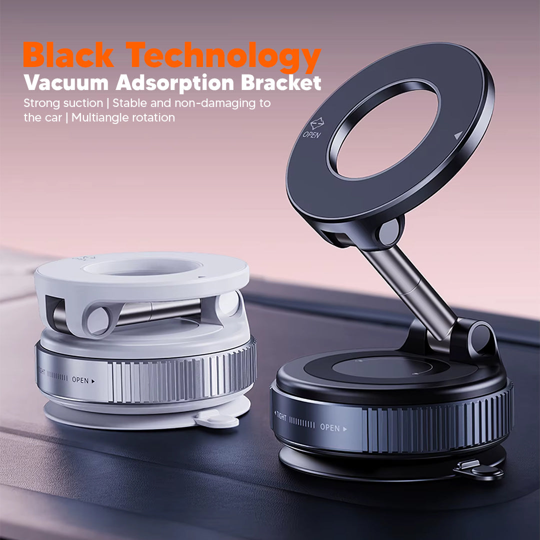 360 degree adjustable magnetic phone holder - vacuum base