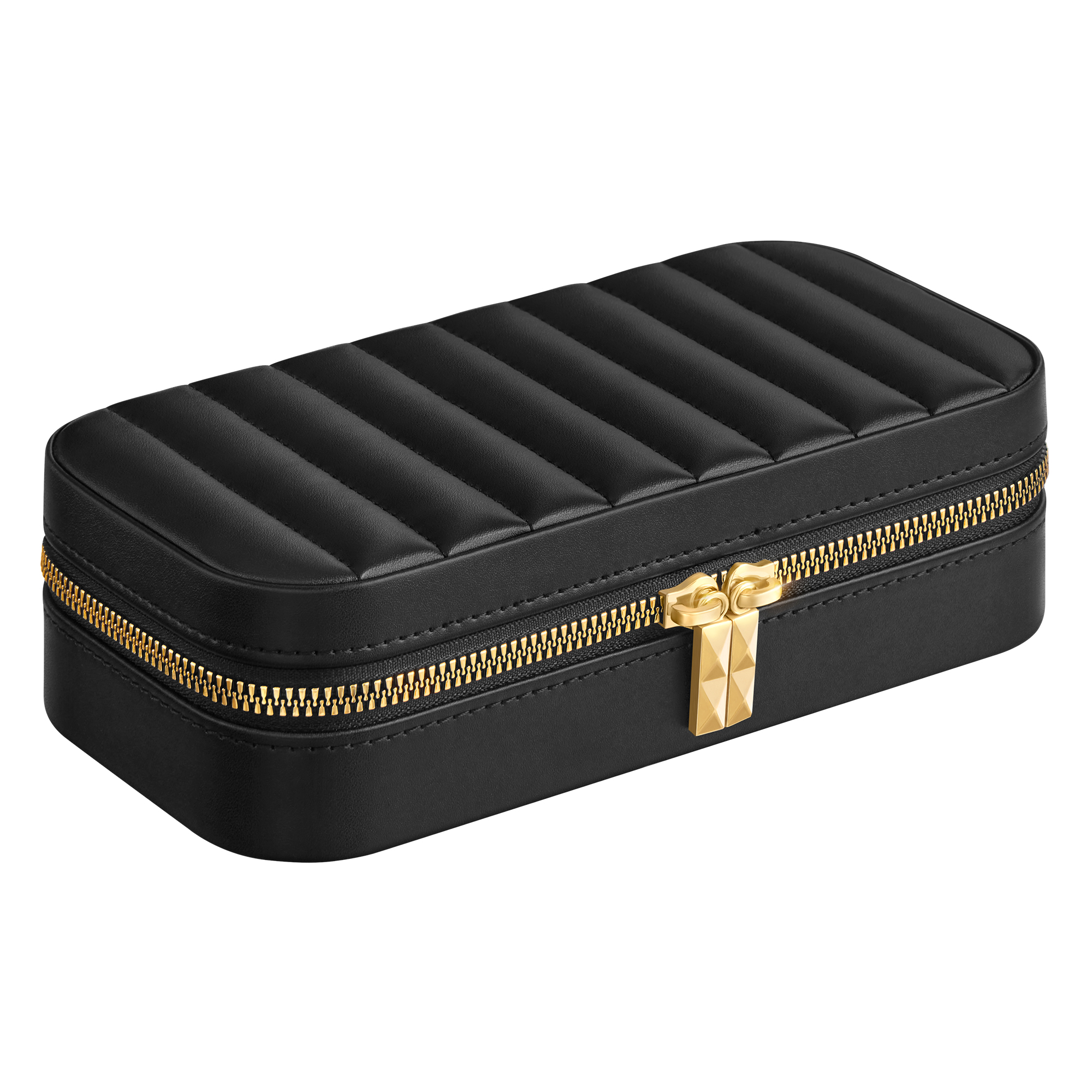 SONGMICS HOME Travel Jewelry Case, Portable Box Organizer With Mirror